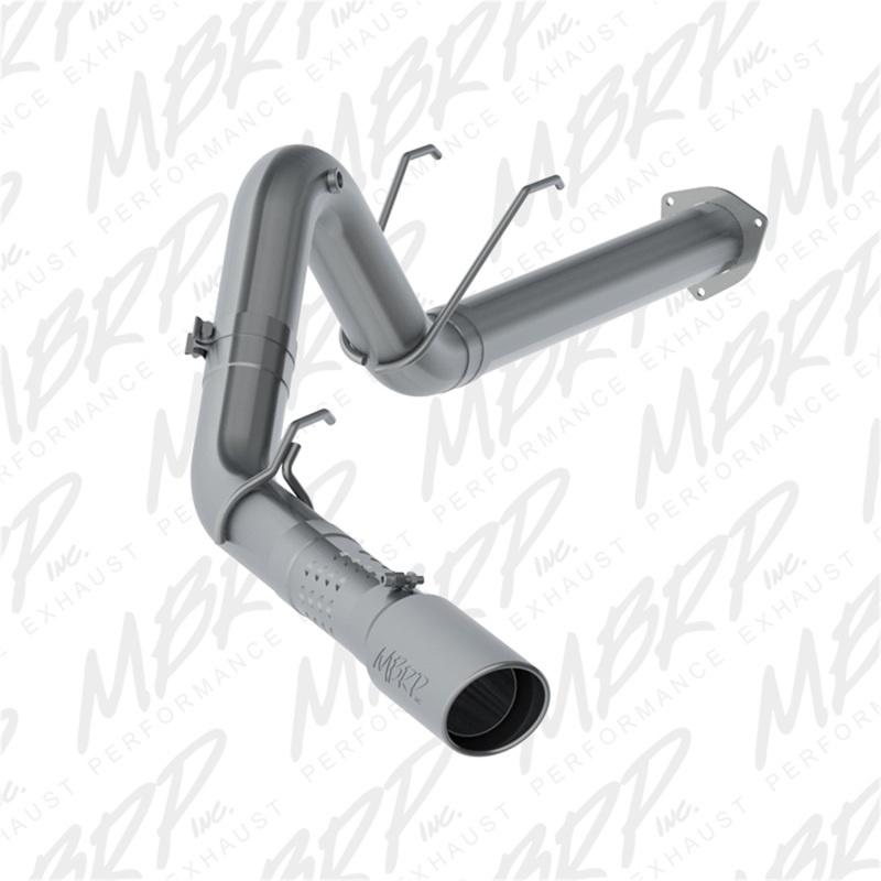 AM 2017 UP Ford F 250-350-450-6.7L 4in Filter Back Single AL 5in OD Tip Included SKU M79S6289AL