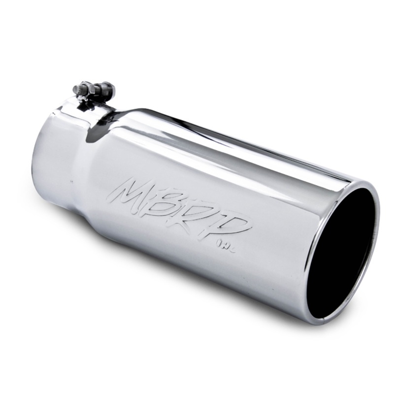 AM Universal Universal Universal Tip 5 O.D. Rolled Straight 4 inlet 12 length T304 Exhaust Tip SKU M79T5050