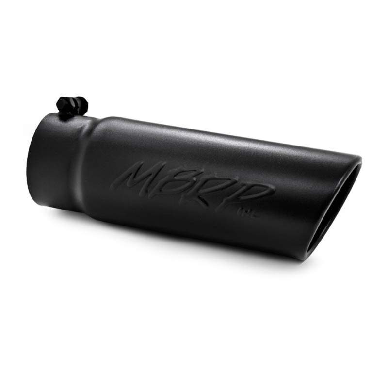 AM Universal Universal Universal Tip Black Coated Exhaust Tip SKU M79T5112BLK
