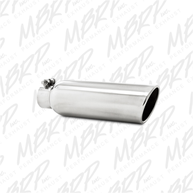 AM Universal Universal Universal 3.5 OD 2.25 inlet 12 in length Angled Cut Rolled End Clampless no weld T304 Garage Parts Component SKU M79T5147