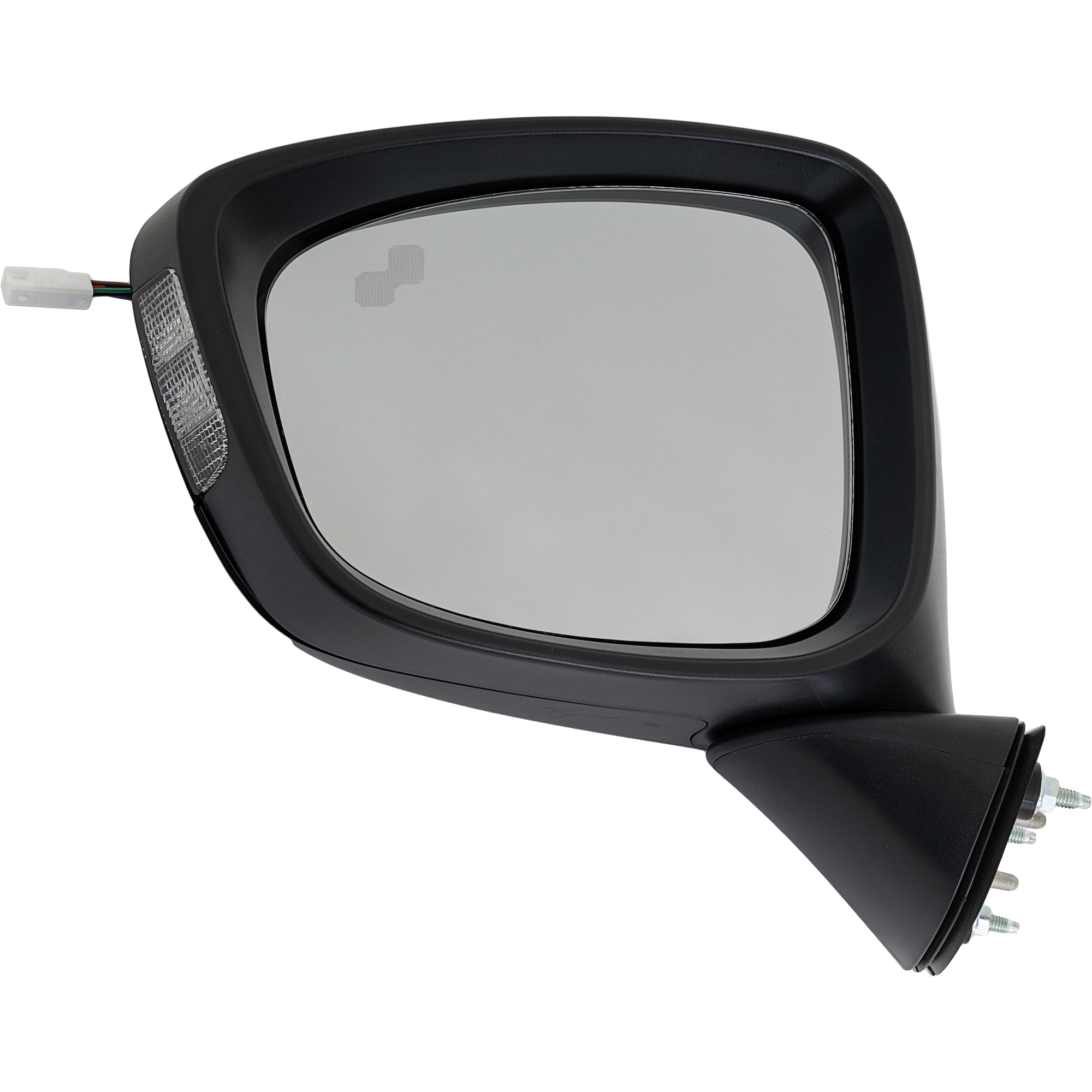AM CX 5-14-15 MIRROR LH Power Manual Folding Non Heated Paintable Touring Model w BSD in Glass and In housing Signal Light No Auto dimming and Memory SKU MA101EL S Partslink MA1320225 OEM KD3369181K KD53691N7B51 KD3369