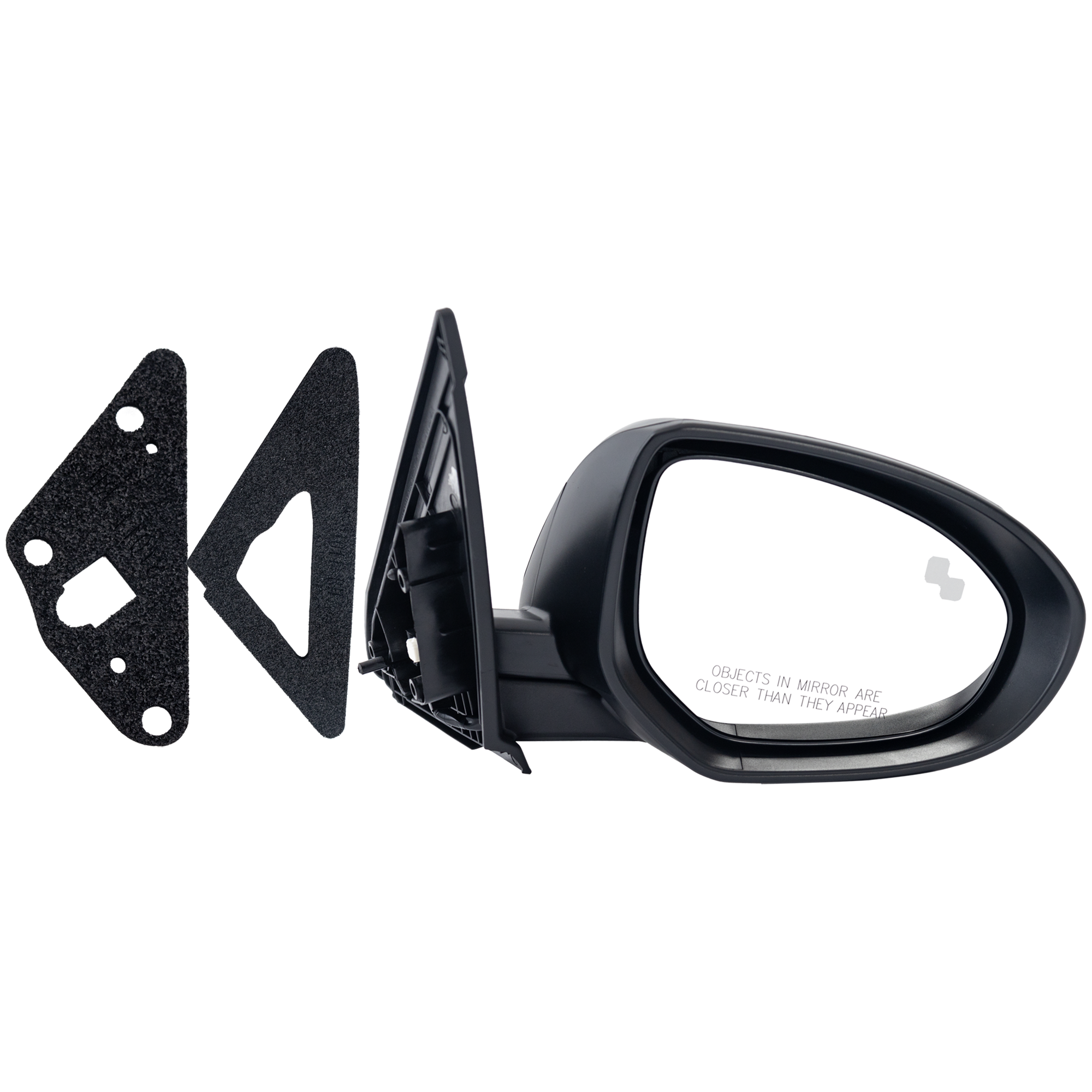 AM MAZDA 3-12-13 MIRROR RH Power Manual Folding Non Heated Paintable No Blind Spot Feature No Auto dimming Memory Puddle Light Signal Light SKU MA123ER Partslink MA1321201 OEM BGV86912ZF PFM