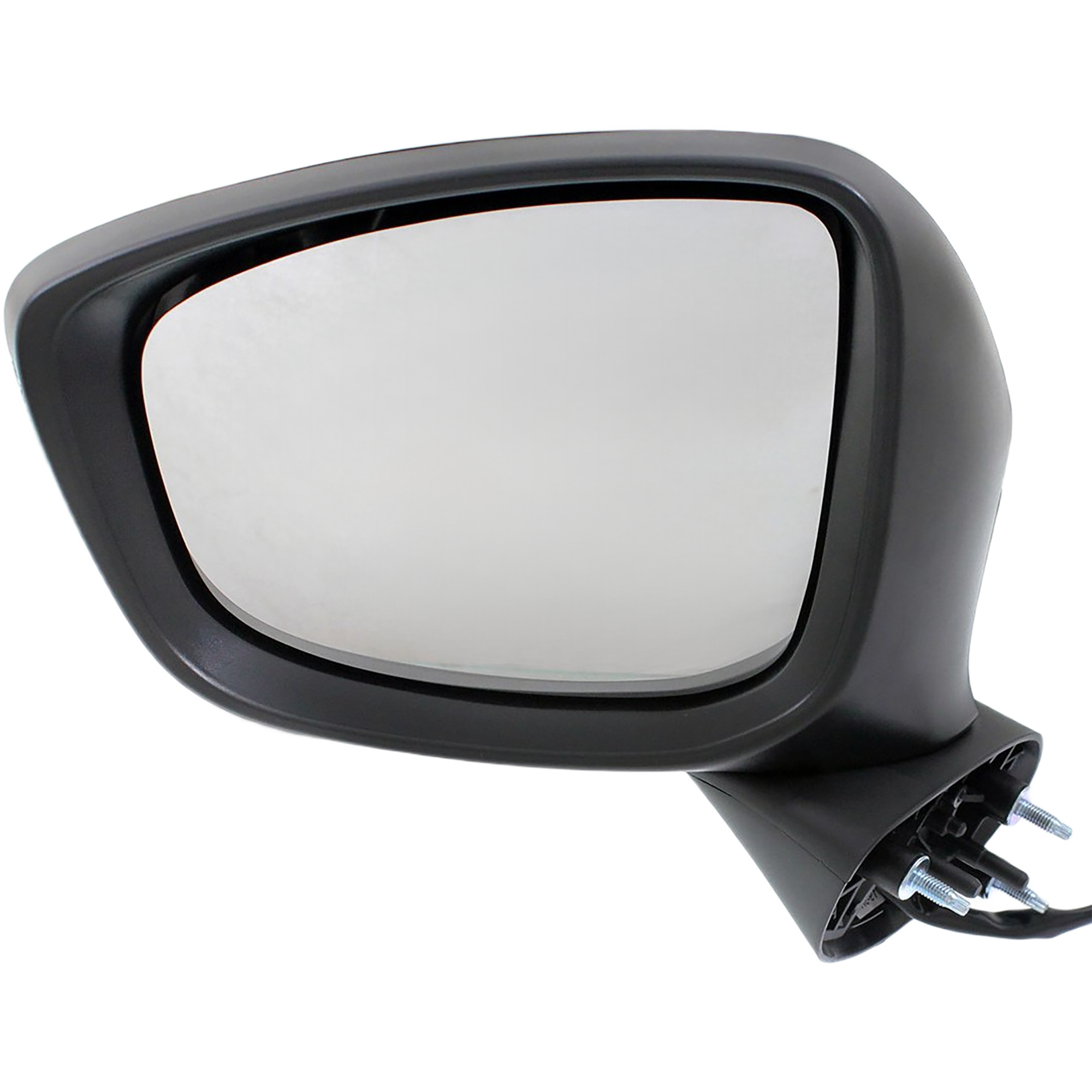 AM CX 5-13-15 MIRROR LH Power Manual Folding Heated Paintable w In housing Signal Light No Auto dimming BSD and Memory SKU MA19EL S Partslink MA1320176 OEM KD4569181G PFM