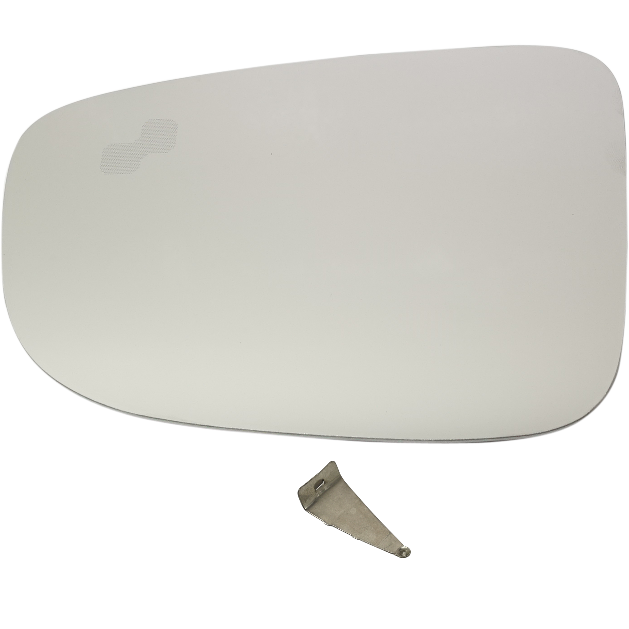 AM MAZDA 3-14-16 MIRROR GLASS LH Non Heated w Backing Plate and Blind Spot Detection Mexico Built Vehicles SKU MA22GL OEM BJT1691G7