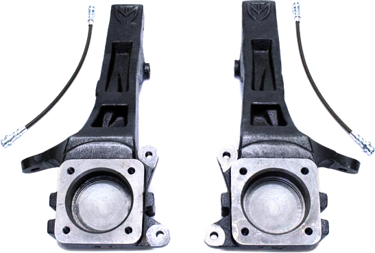 AM 2WD LIFT SPINDLES W EXTENDED BRAKE LINES DOT APRV. SKU MAS706840