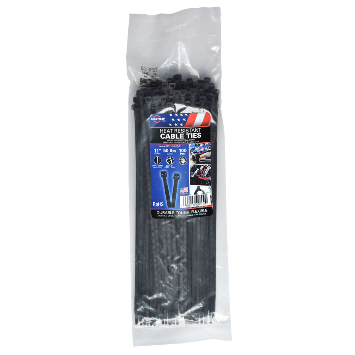 AM Cable Ties SKU MAYMB11-50HS D