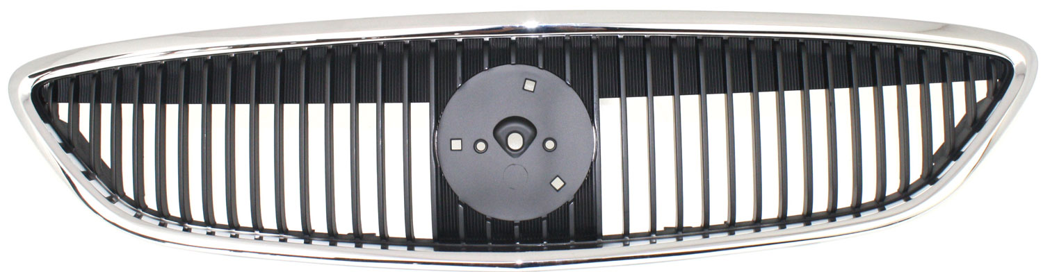 AM SABLE 00-03 GRILLE Plastic Chrome Shell Painted Black Insert SKU ME8205 Partslink FO1200372 OEM YF4Z8200AA
