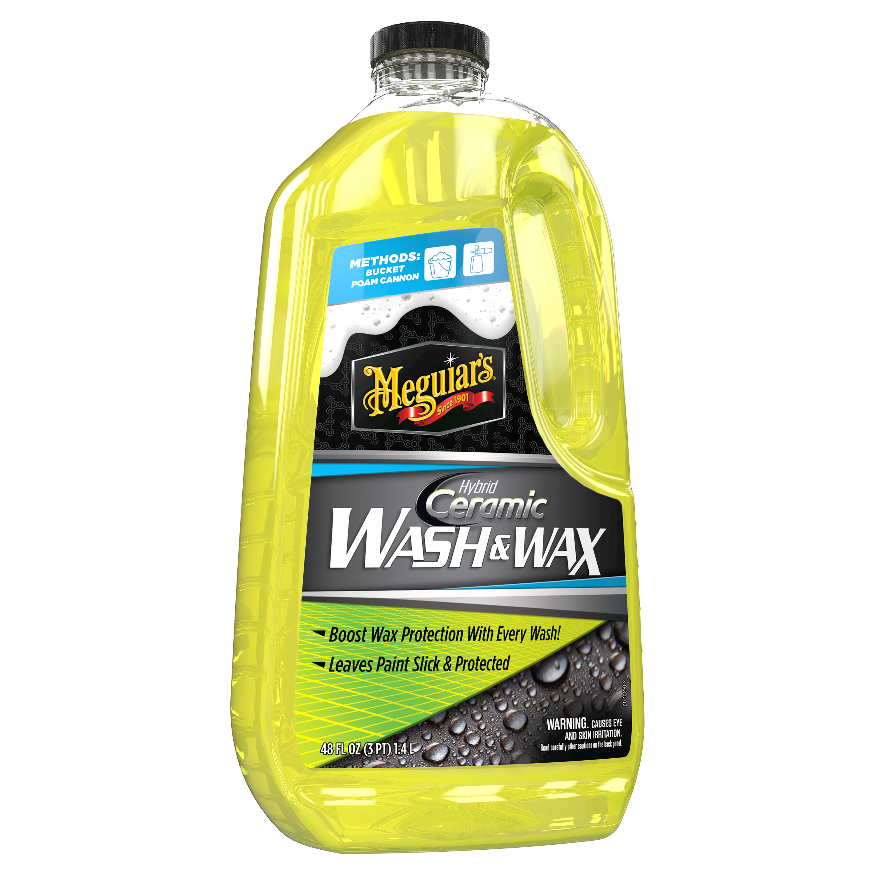 AM Hybrid Ceramic Wash Wax 48oz SKU MEGG240748