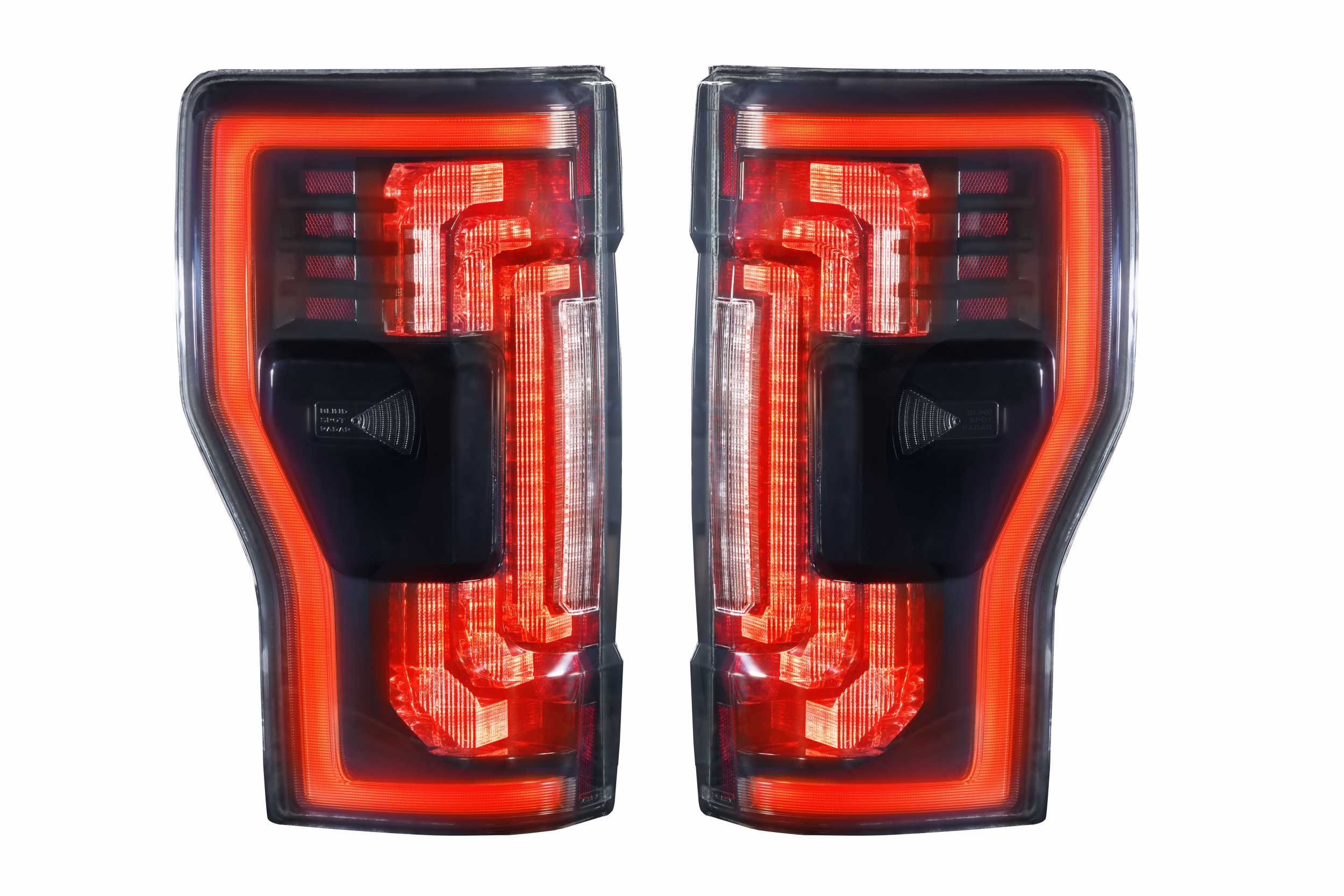 AM XB LED Tails: Ford Super Duty 17-22 Pair Red SKU MORLF351
