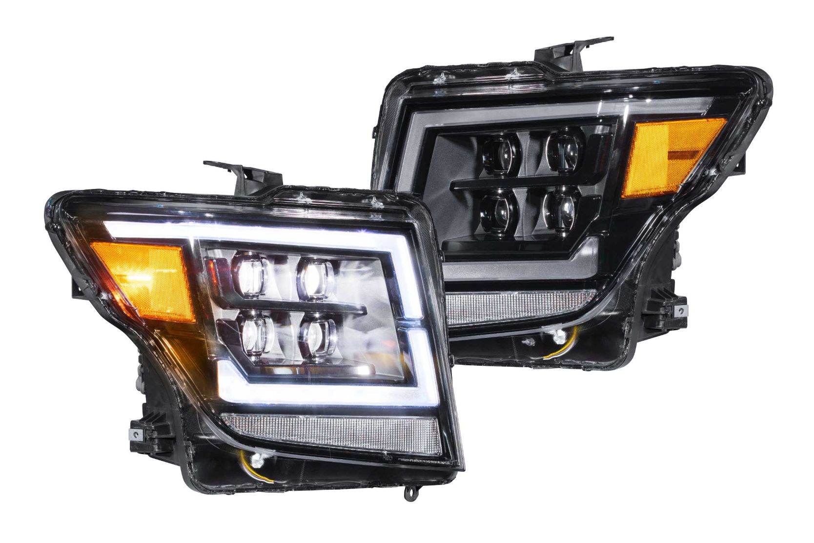 AM XB LED Headlights: Nissan Titan 16-20 Pair ASM SKU MORLF476