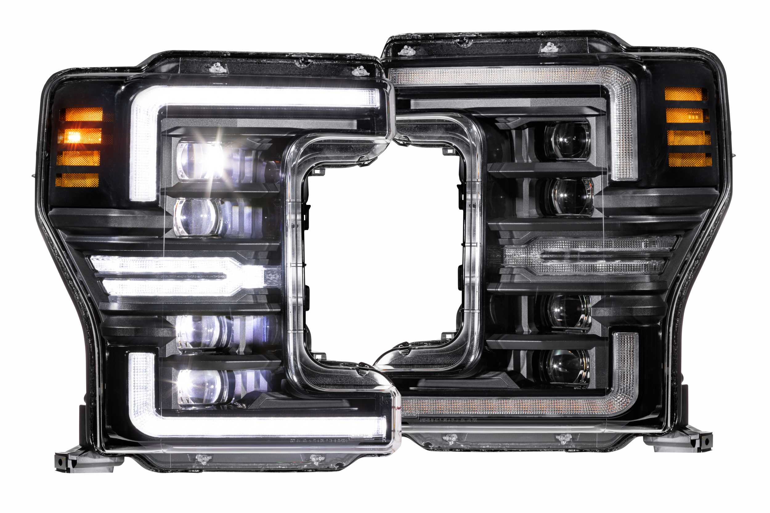 AM XB LED Headlights: Ford Super Duty 17-19 Pair ASM GEN 2 SKU MORLF5032ASM