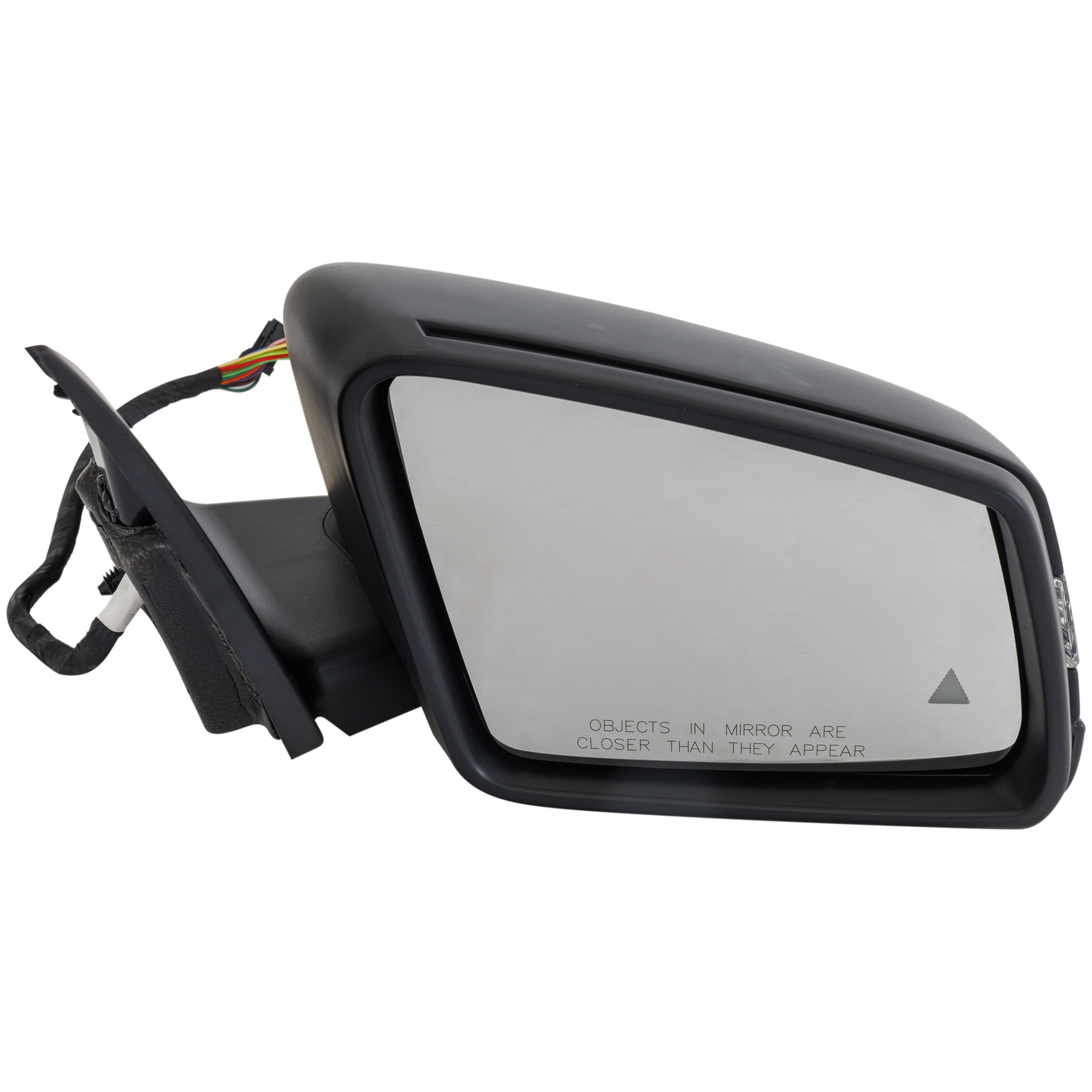 AM C CLASS 12-14 MIRROR RH Power Heated Manual Folding Paintable w Blind Spot Detection in Glass and Signal Light No Auto dimming and Puddle Light Sedan SKU MZ102ER S OEM 2048101876 PFM