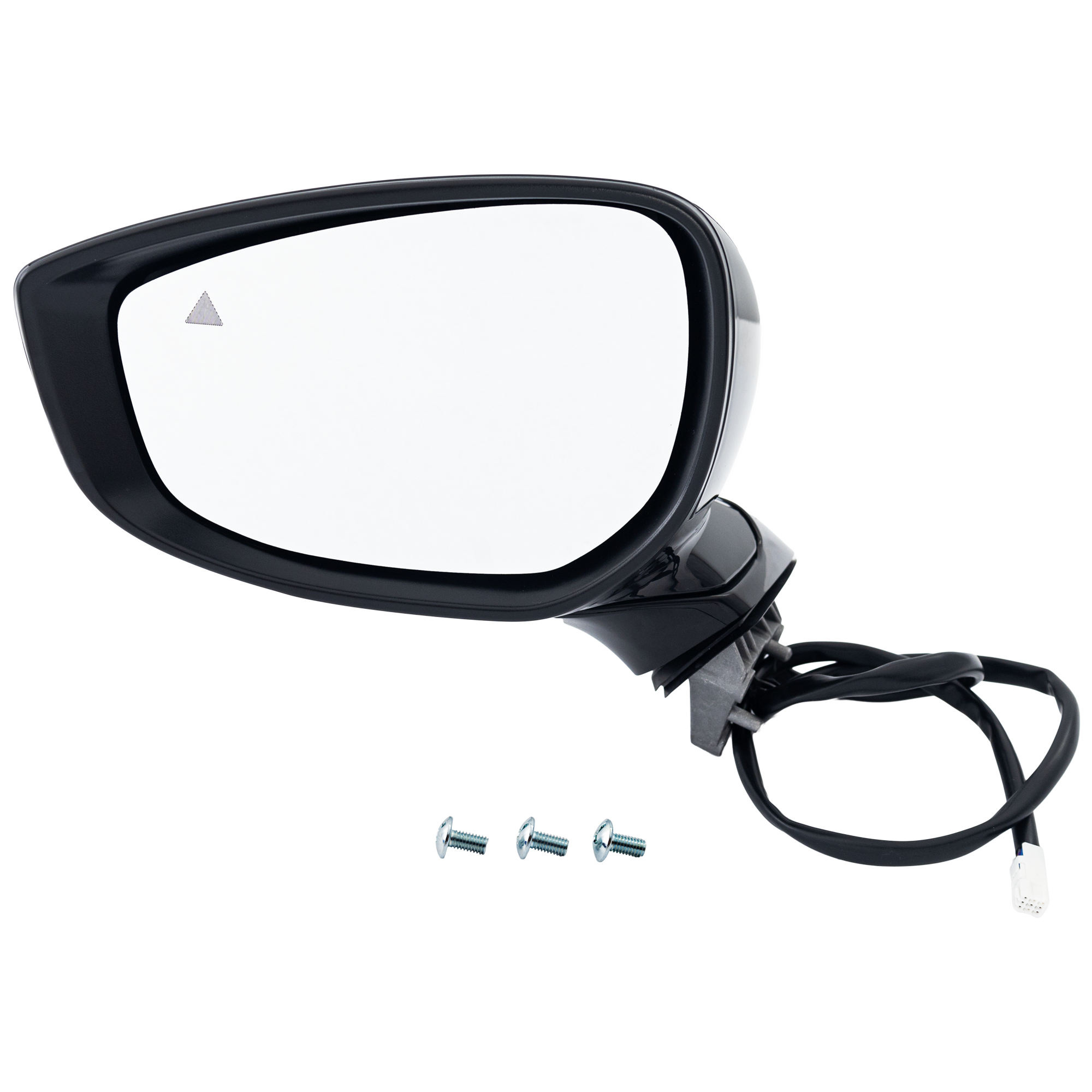 AM MAZDA 3-19-21 MIRROR LH Power Manual Folding Non Heated w BSD and Signal Light Paintable No Auto dimming Memory and Puddle Light Japan Built Vehicle Sedan SKU MZ119EL Partslink MA1320236 OEM BEMD69181F PFM