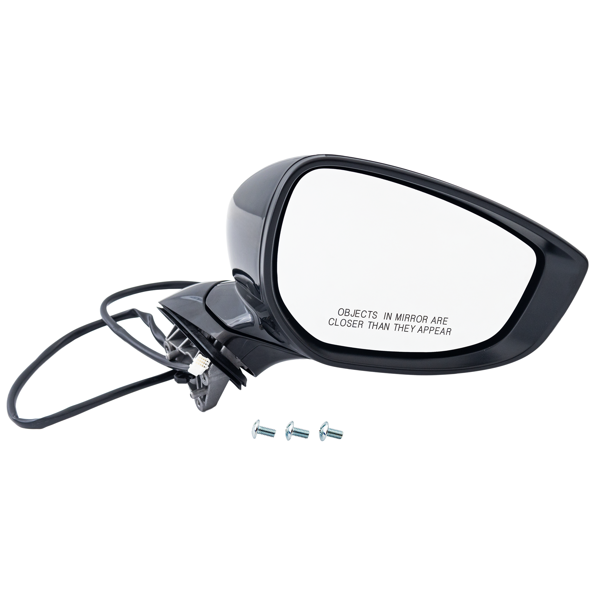 AM MAZDA 3-19-21 MIRROR RH Power Manual Folding Non Heated Paintable No Auto dimming BSD Memory Signal Light and Puddle Light Japan Built Vehicle Sedan SKU MZ122ER Partslink MA1321232 OEM BENF69121F PFM