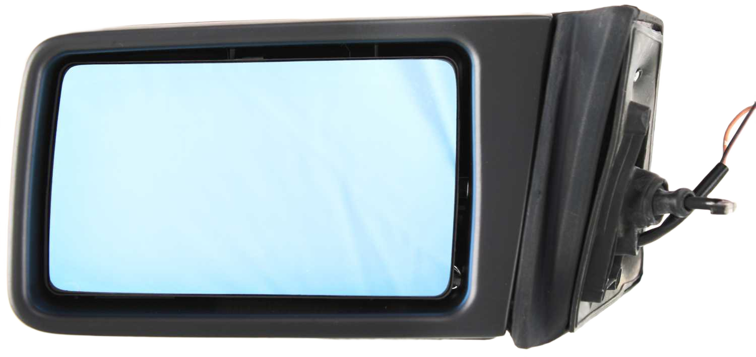 AM 190D 190E 85-93 E CLASS 84-93 MIRROR Manual Adjust Manual Folding Heated Paintable Coupe Sedan Wagon Rectangular Housing SKU MZ12L Partslink MB1320102 OEM 1248104916