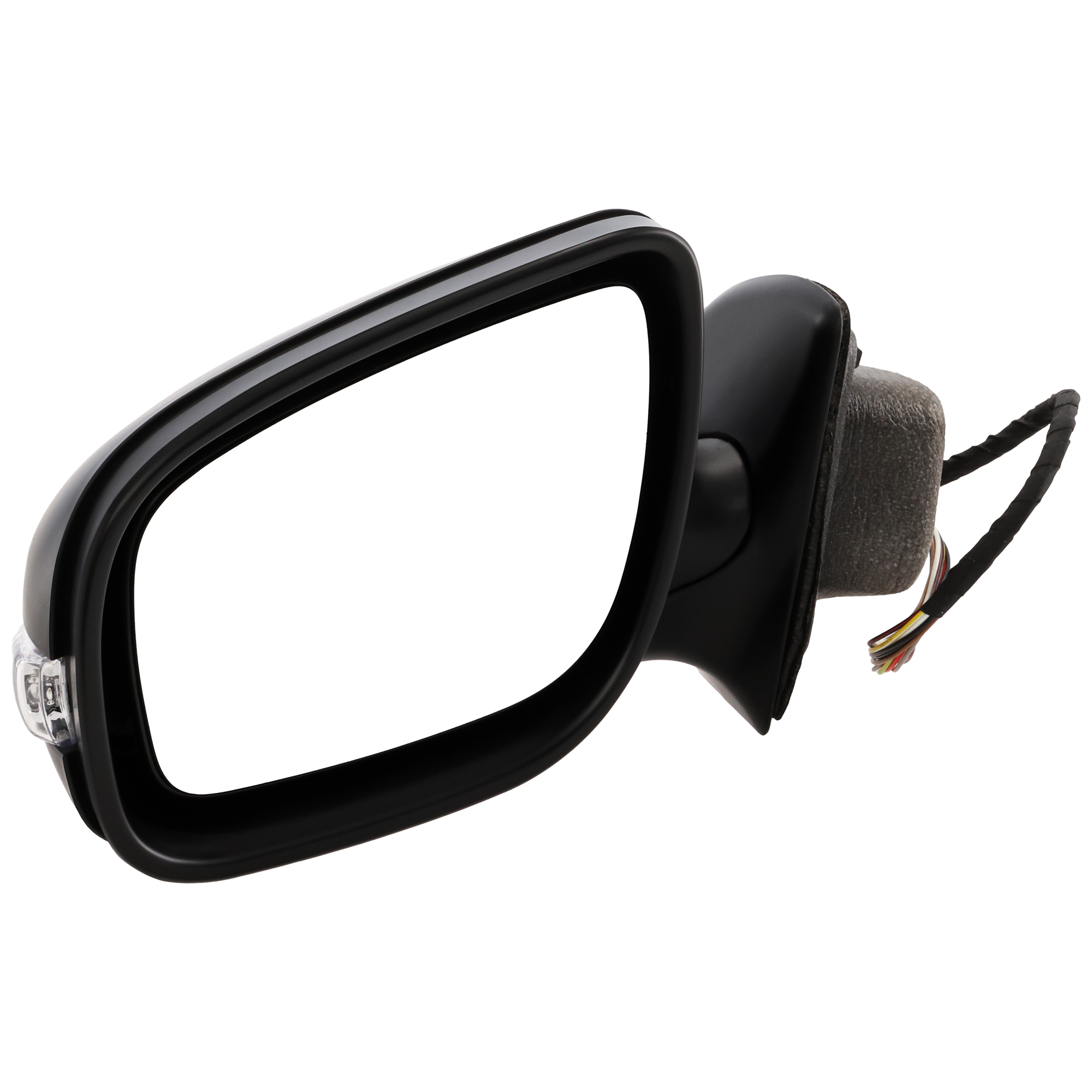 AM E CLASS 07-09 MIRROR LH Power Manual Folding Heated Paintable w In housing Signal Light and Memory No Auto dimming and BSD SKU MZ27EL S OEM 2118101376