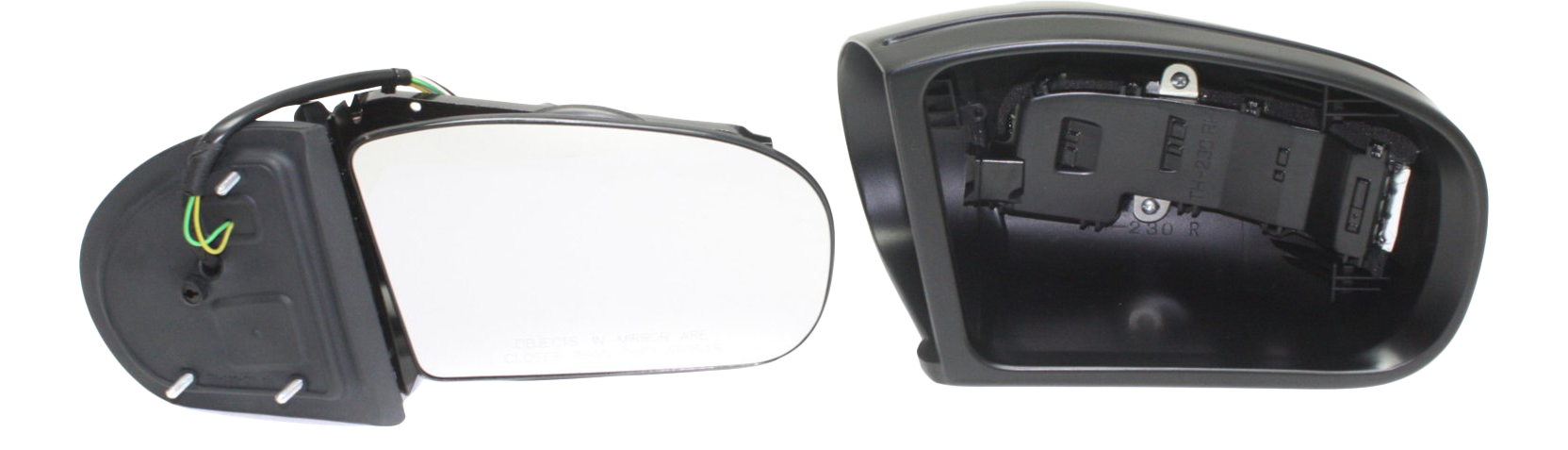 AM C CLASS 01-04 MIRROR RH Power Power Folding Heated Paintable w In housing Signal Light No Auto dimming BSD and Memory SKU MZ29ER S OEM 2038106676 PFM 2038101021-2038