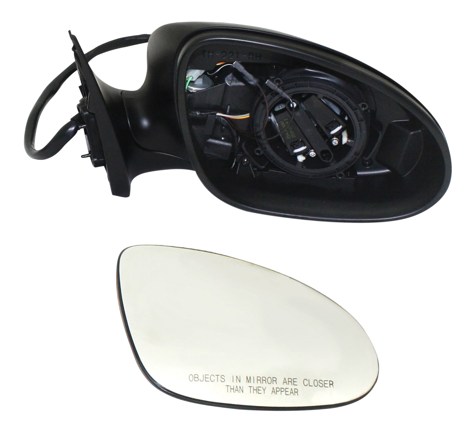 AM S CLASS 07-09 MIRROR RH Power Power Folding Heated Paintable w Memory Puddle Light and Signal Light SKU MZ59ER S OEM 2218100476