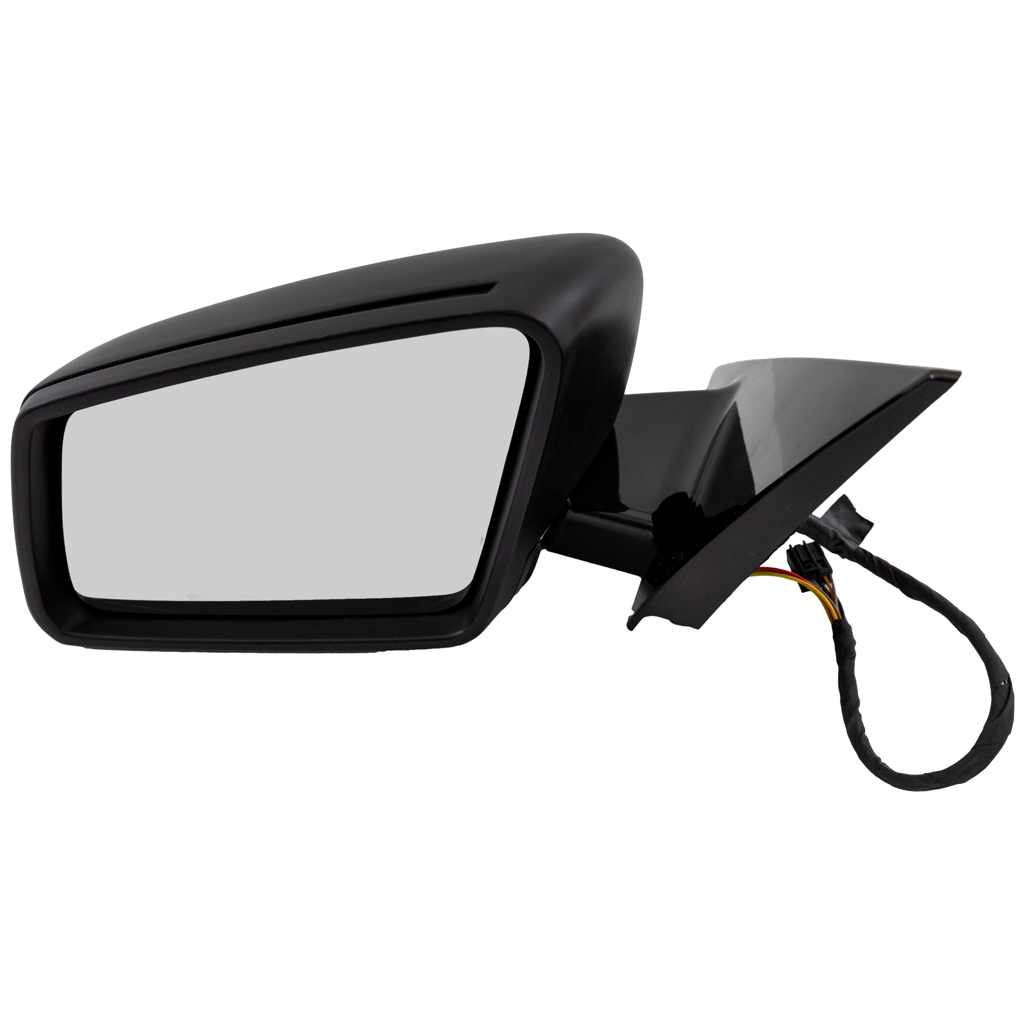 AM E CLASS 10-16 MIRROR LH Power Manual Folding Heated Paintable w In housing Signal Light and Memory No Auto dimming and BSD SKU MZ70EL S OEM 2078100976
