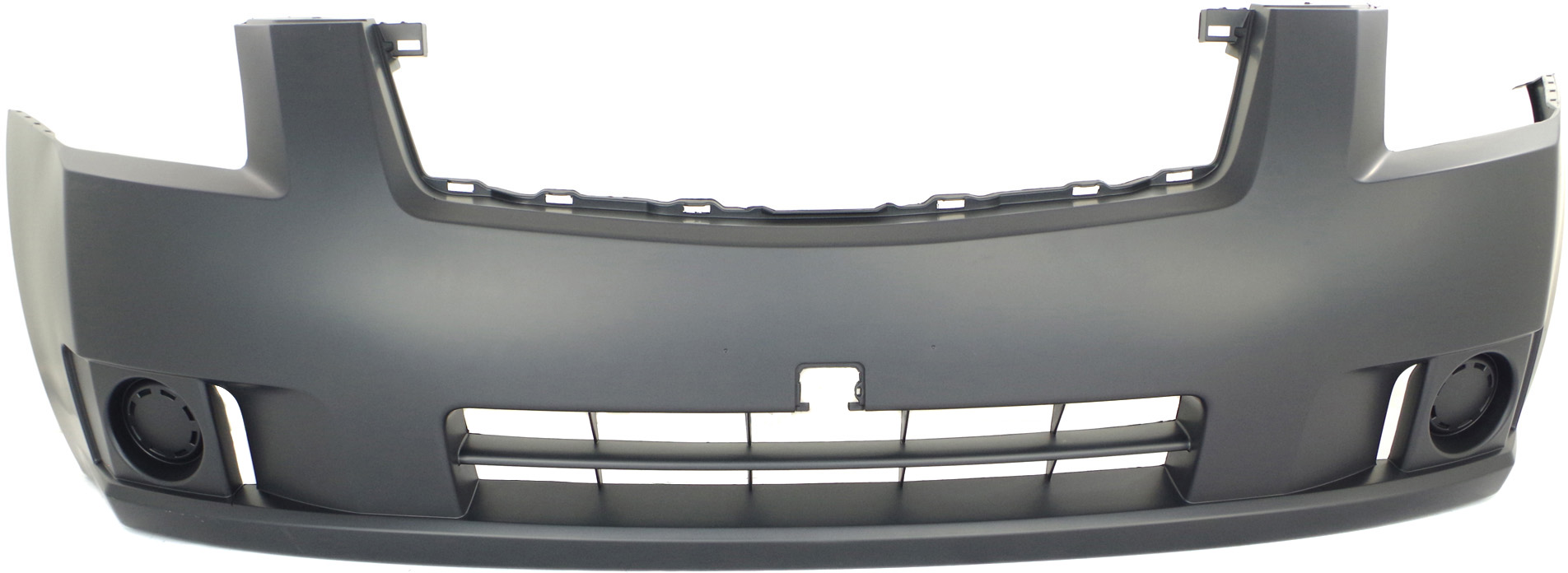 AM SENTRA 07-09 FRONT BUMPER COVER Primed 2.0L Eng w o Fog Light Holes SKU N010326P Partslink NI1000242 OEM 62022ET30J