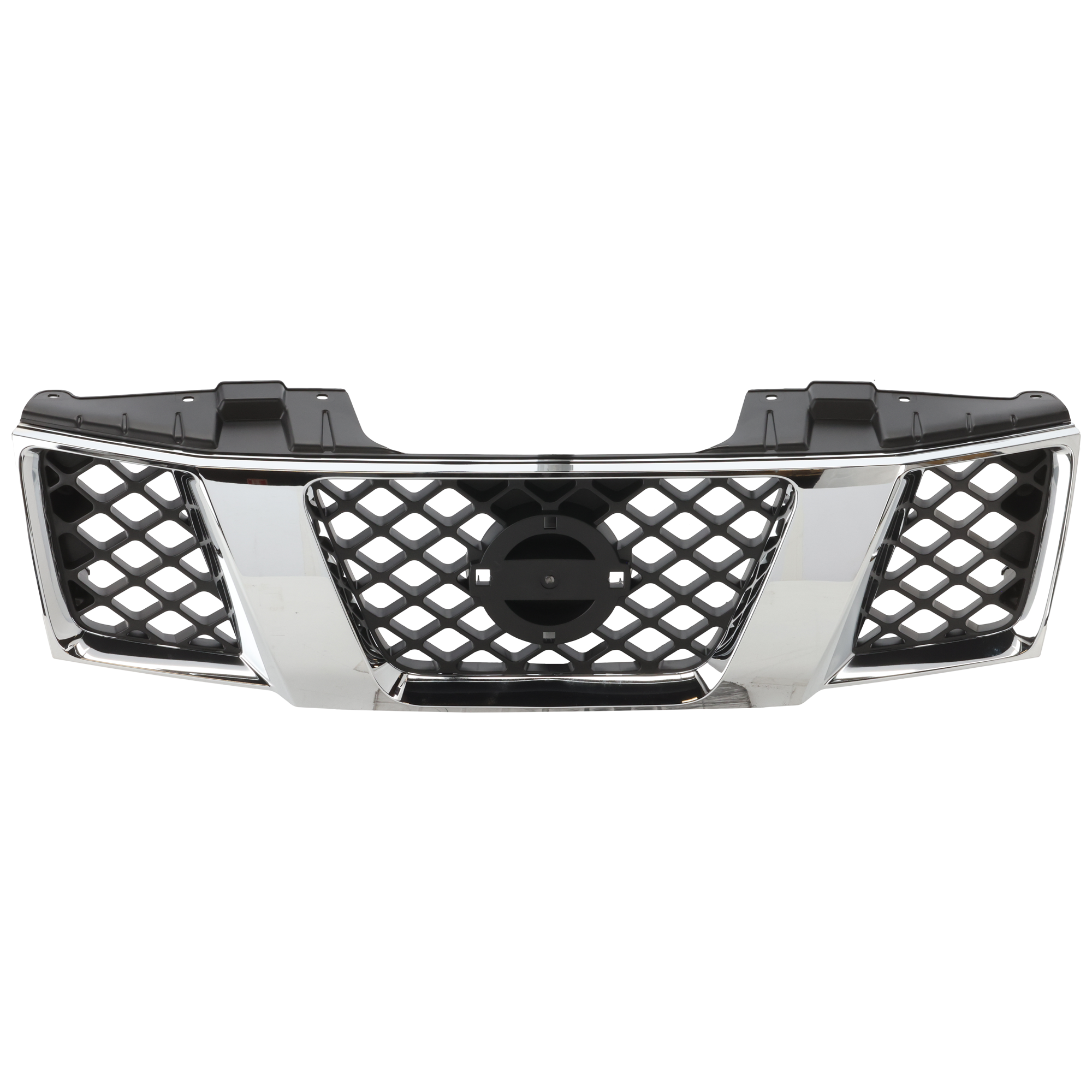 AM PATHFINDER 05-07 FRONTIER 05-08 GRILLE Chrome Shell w Black Insert SKU N070130 Partslink NI1200217 OEM 62310EA700