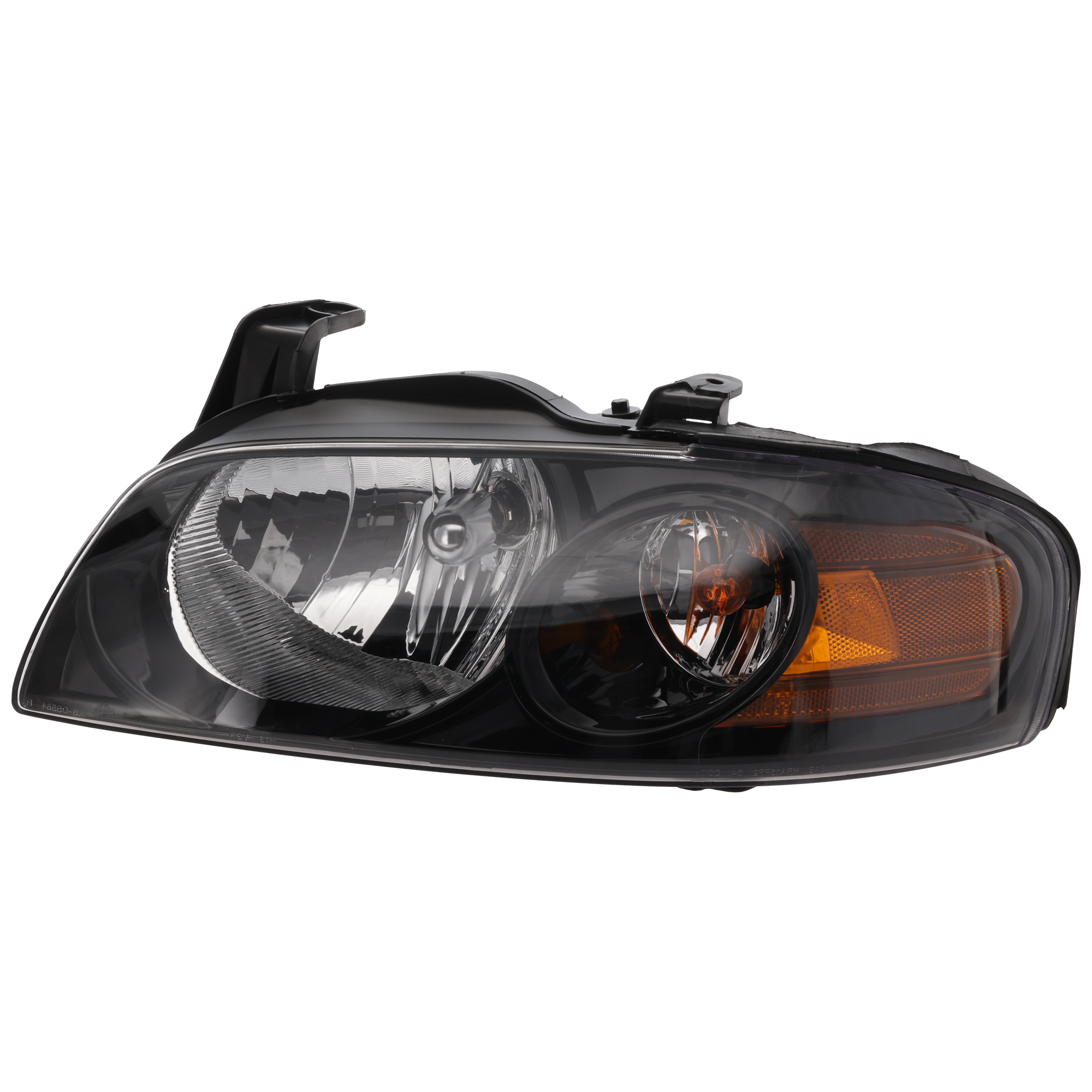 AM SENTRA 04-06 HEAD LAMP LH Assembly Halogen Black Interior SE R SE R Spec V Models SKU N100122 Partslink NI2502153 OEM 260606Z825