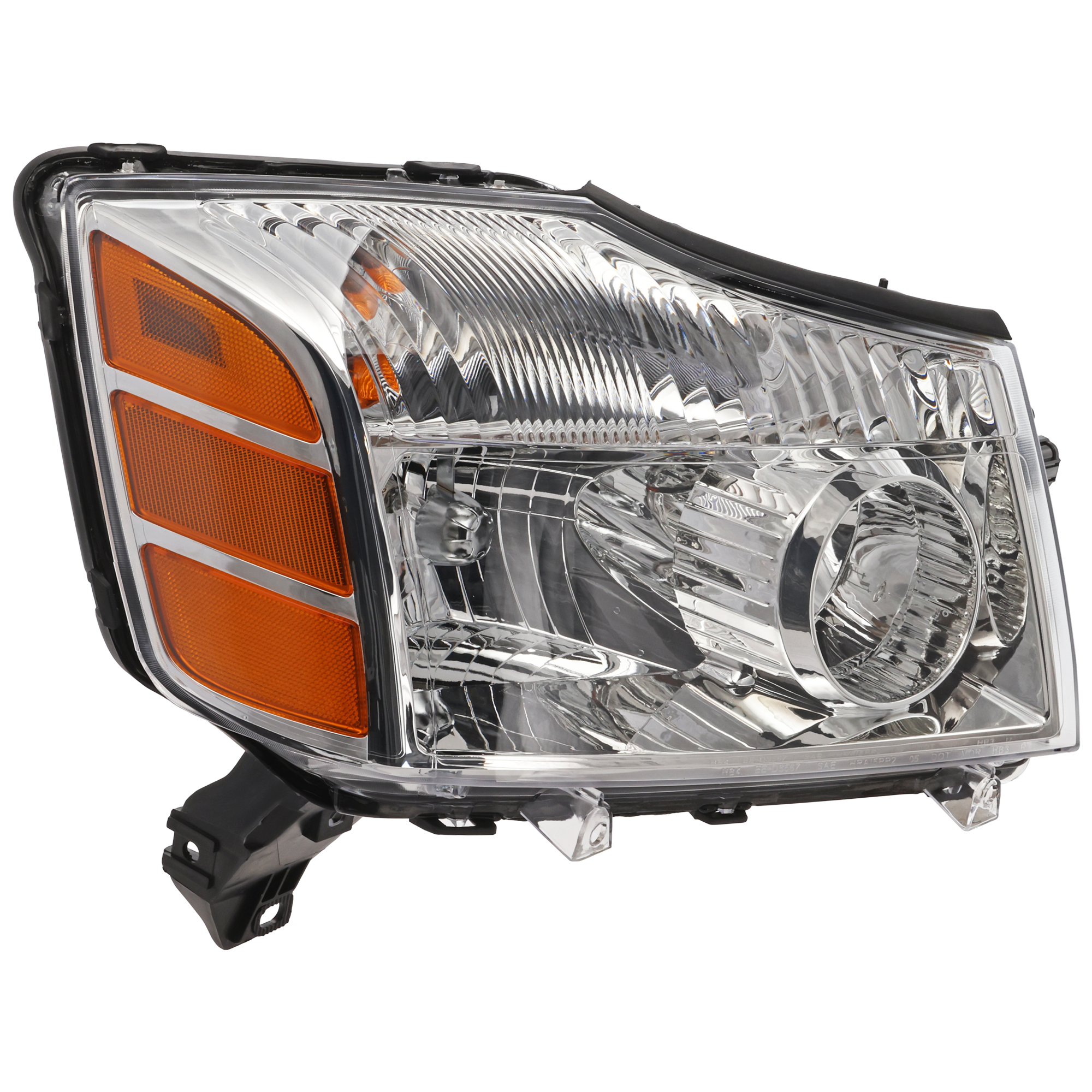 AM ARMADA 05-07 TITAN 04-07 HEAD LAMP RH Assembly Halogen SKU N100123 Partslink NI2503154 OEM 260107S026