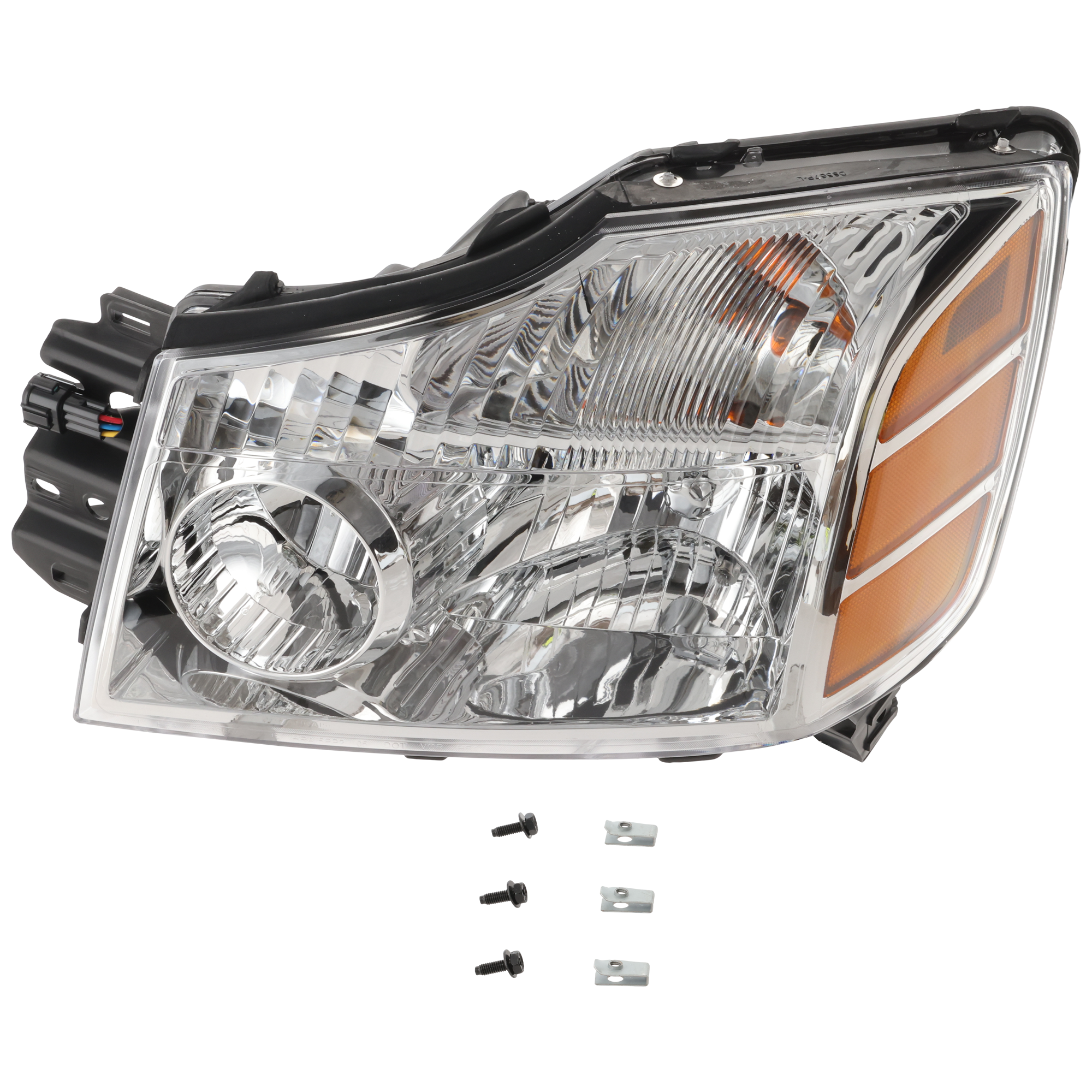 AM ARMADA 05-07 TITAN 04-07 HEAD LAMP LH Assembly Halogen SKU N100124 Partslink NI2502154 OEM 260607S026