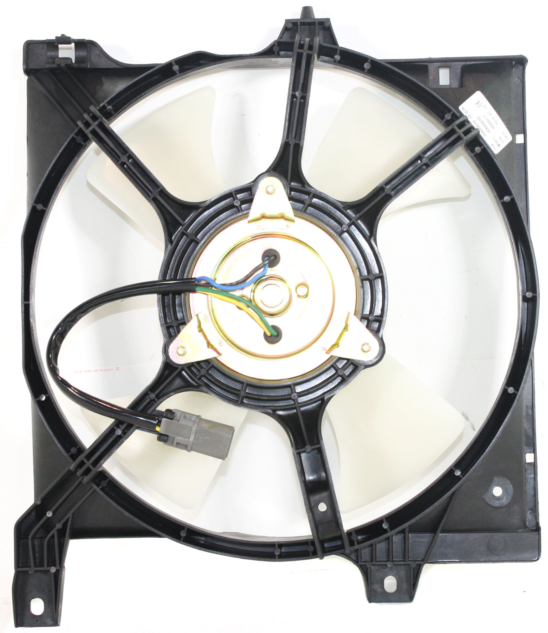 AM SENTRA 98-99 RADIATOR FAN SHROUD ASSEMBLY A.T. 1.6L Eng. SKU N160926 Partslink NI3115101 NI3115111 OEM 214818B700