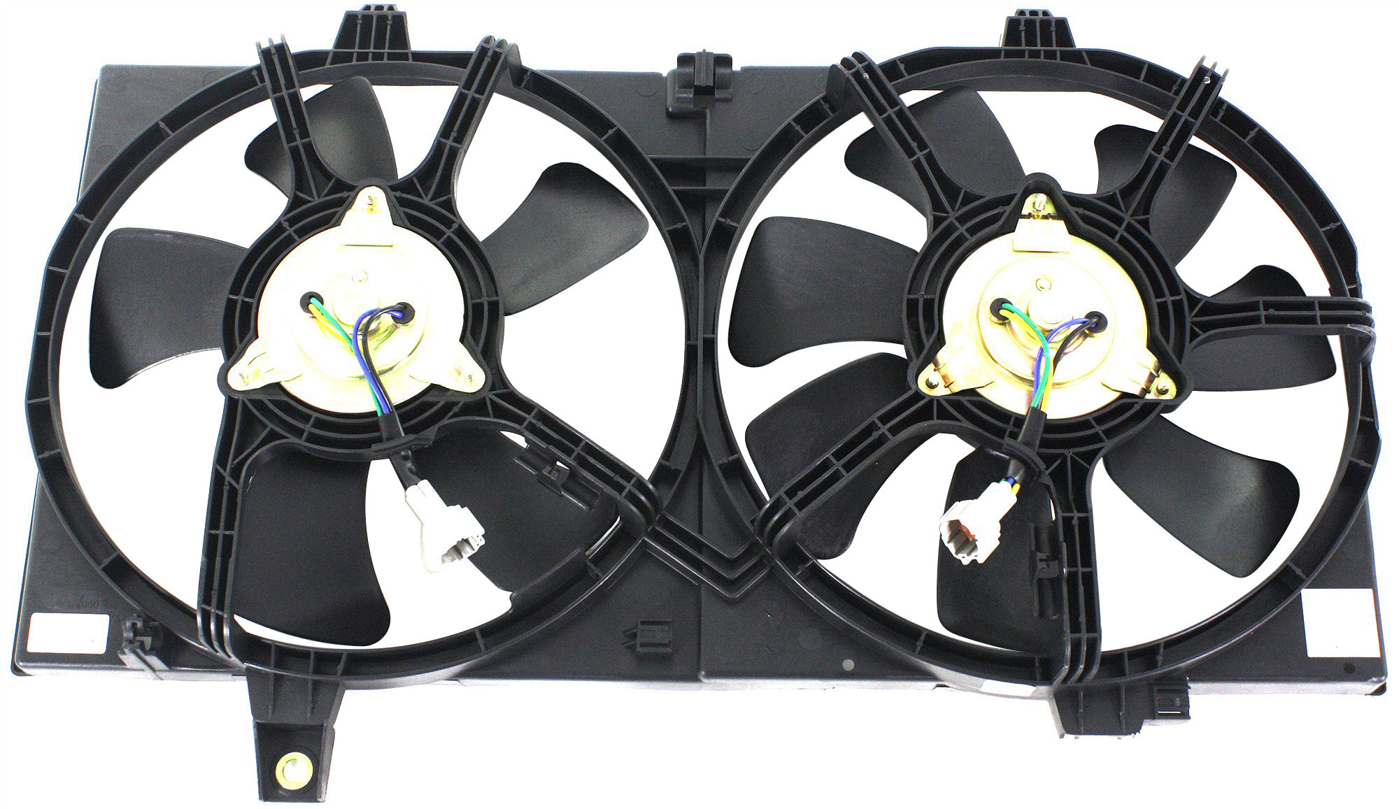 AM SENTRA 02-06 RADIATOR FAN SHROUD ASSEMBLY Dual Fan 2.5L Eng SKU N160931 Partslink NI3115125 OEM 214814Z700
