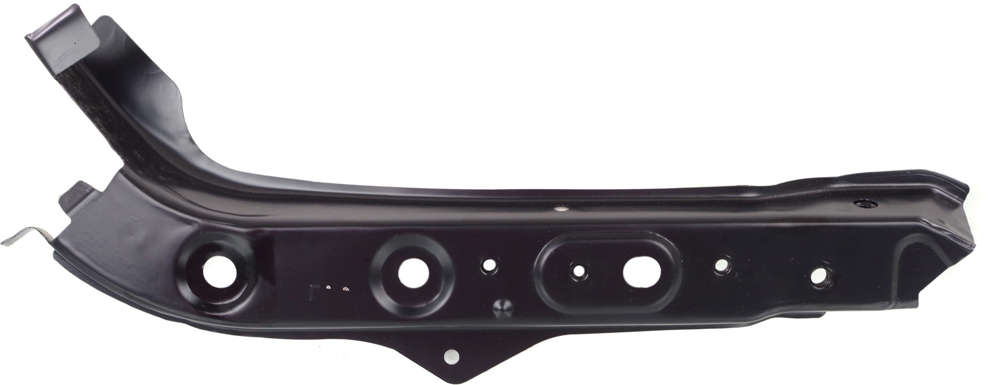 AM VERSA 07-12 RADIATOR SUPPORT LH Outer Tie Bar Steel 07-12 Hatchback 07-11 Sedan CAPA SKU N250504Q Partslink NI1225171C OEM 62513EL030