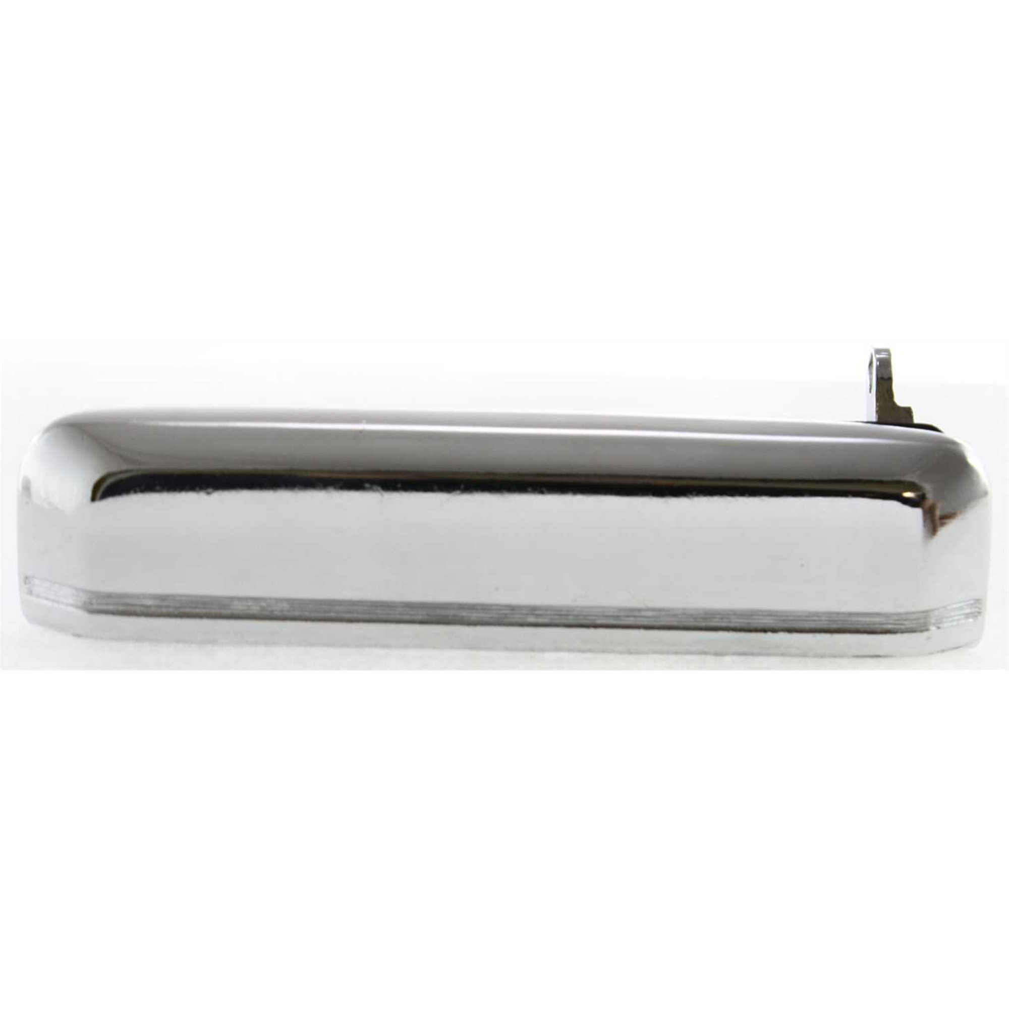 AM NISSAN PICKUP 86-97 FRONT EXTERIOR DOOR HANDLE LH Chrome w o Keyhole Plastic SKU N462104 Partslink NI1310101 OEM 8060701A00-8060783G00M