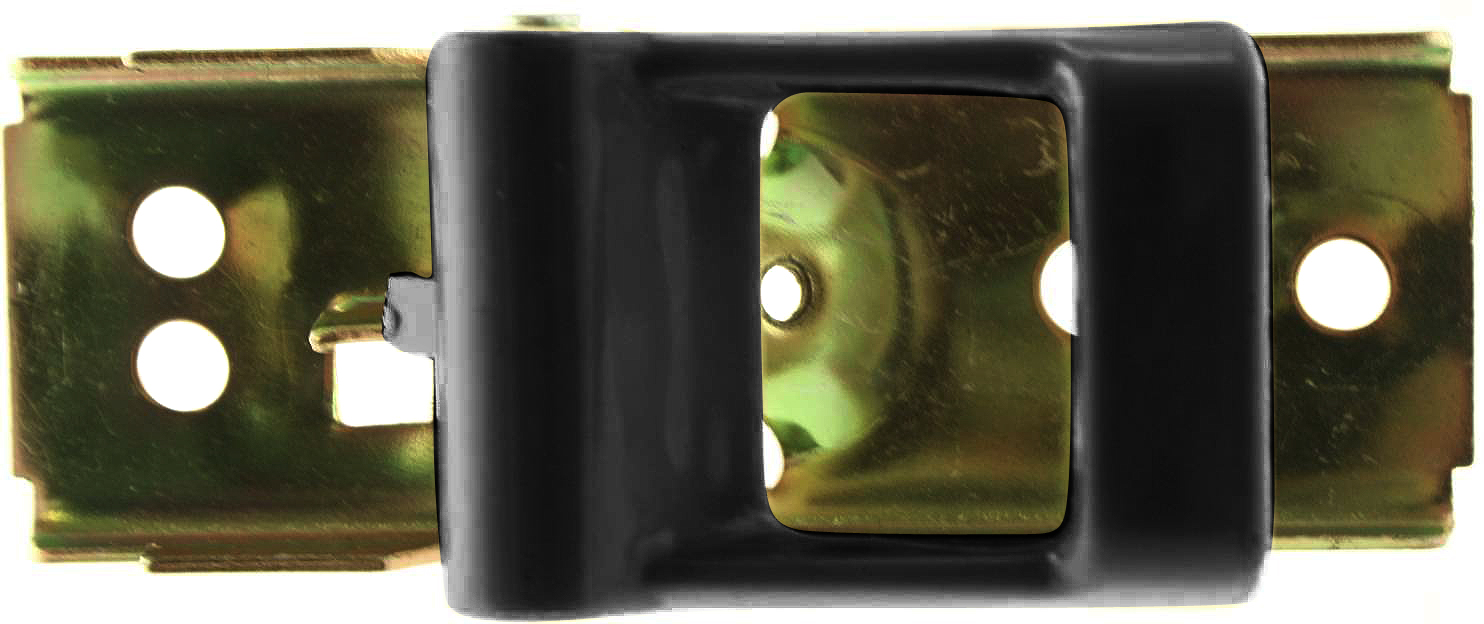AM NISSAN PICKUP 80-86 FRONT INTERIOR DOOR HANDLE RH=LH Metal w Black Plastic Lever w o Case SKU N462112 OEM 8050501W00