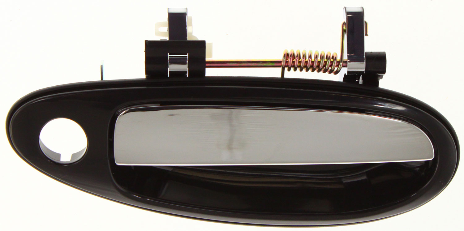 AM MAXIMA 95-97 FRONT EXTERIOR DOOR HANDLE RH Smooth Black Bezel Chrome Lever SKU N462121 Partslink NI1311116 OEM 8060641U10