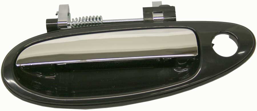 AM MAXIMA 95-97 FRONT EXTERIOR DOOR HANDLE LH Smooth Black Bezel Chrome Lever SKU N462122 Partslink NI1310116 OEM 8060741U10