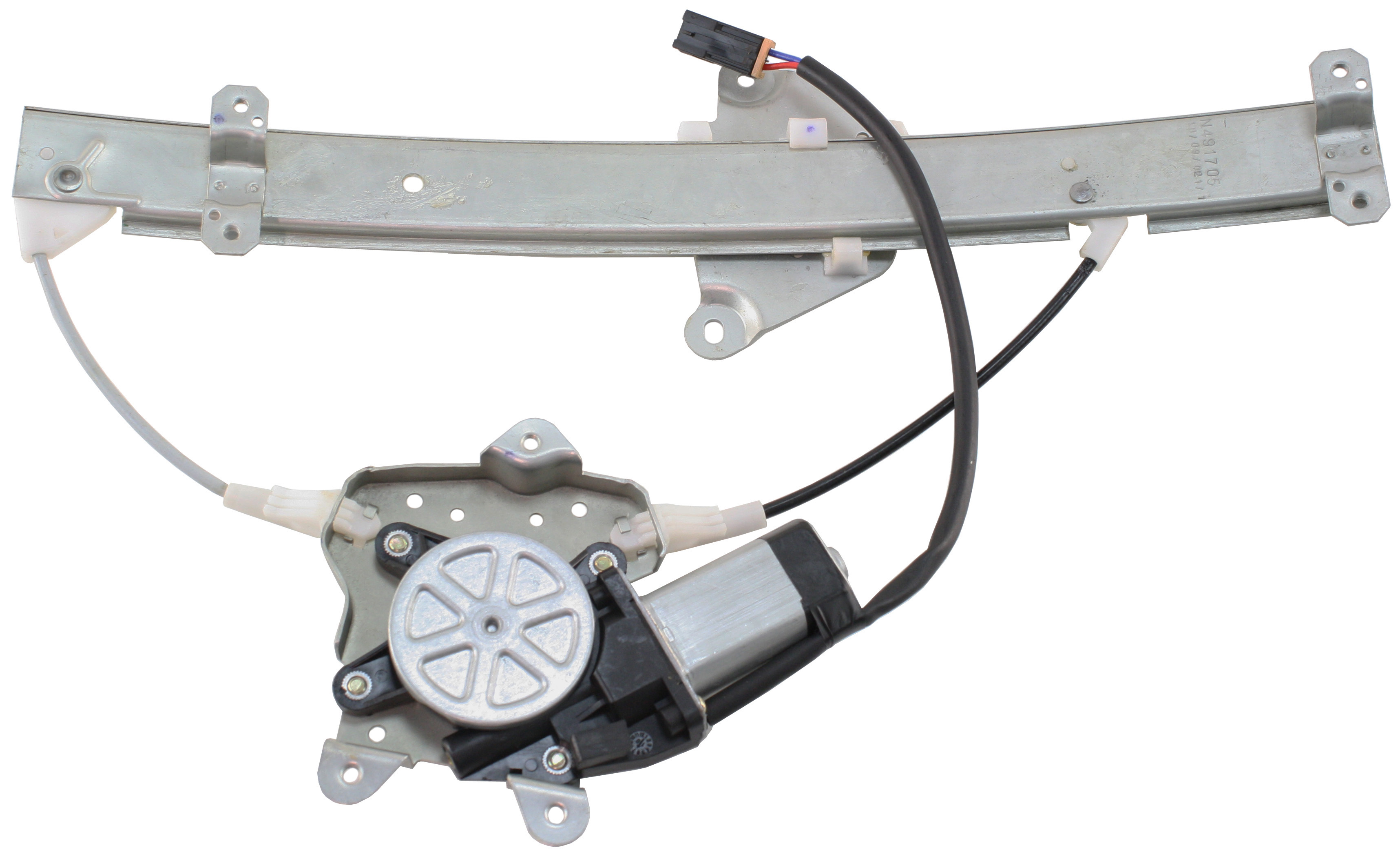 AM MAXIMA 89-94 REAR WINDOW REGULATOR LH Power w Motor SKU N491706 Partslink NI1550113 OEM 8272185E01 PFM