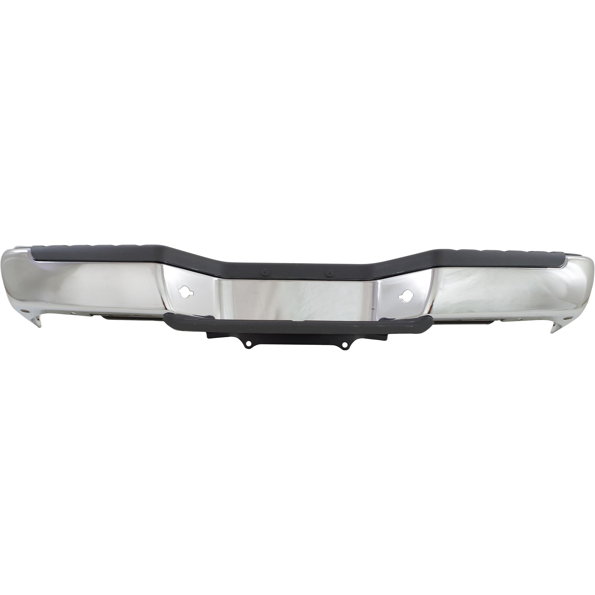 AM FRONTIER 98-00 STEP BUMPER FACE BAR AND PAD w Pad Provision w o Mounting Bracket Chrome Diamondstep SKU N820101 Partslink NI1102136 OEM 850107B426