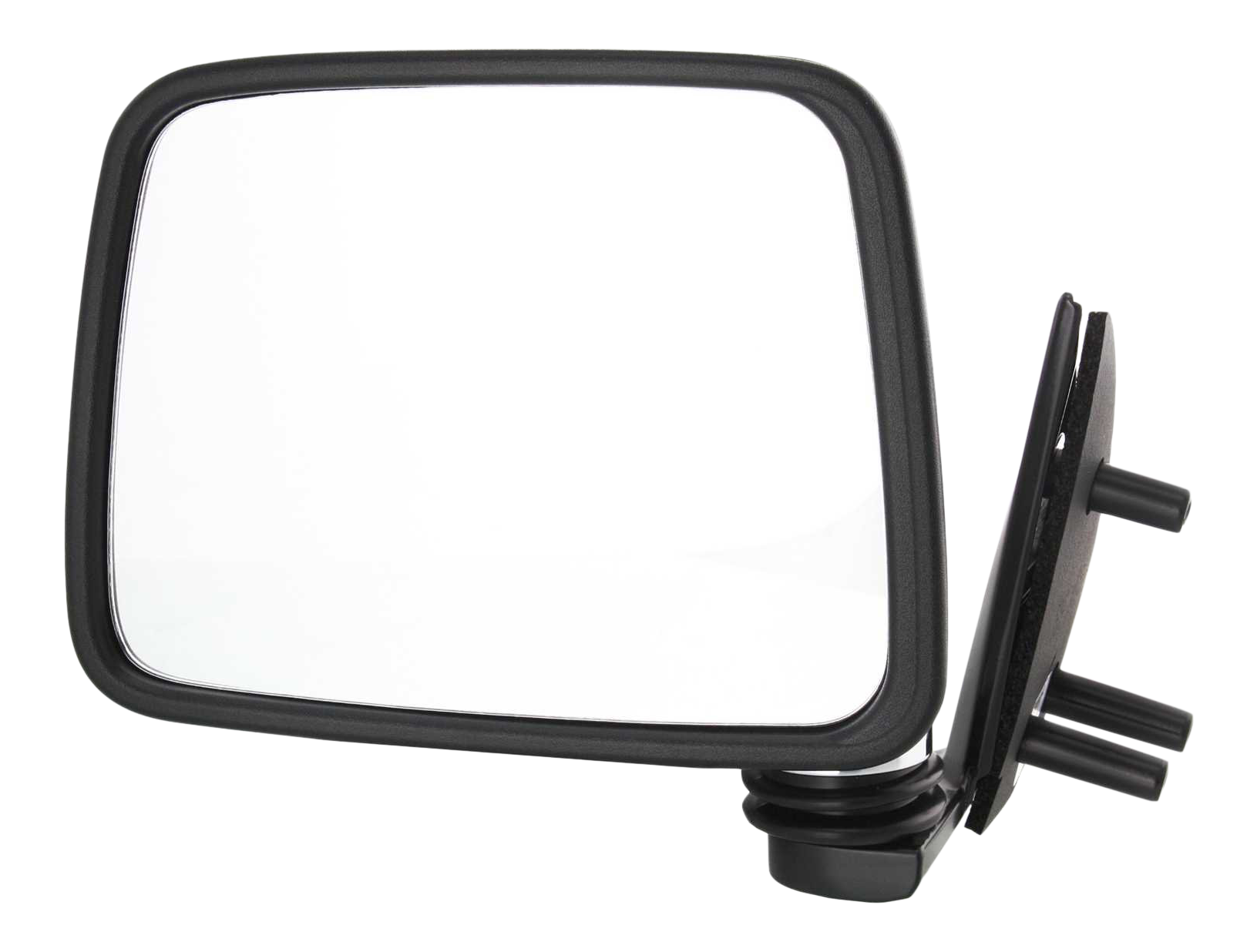 AM NISSAN PICKUP 86-97 MIRROR LH Manual Adjust Manual Folding Non Heated Chrome SKU NS10CL Partslink NI1320109 OEM 9630211G7A