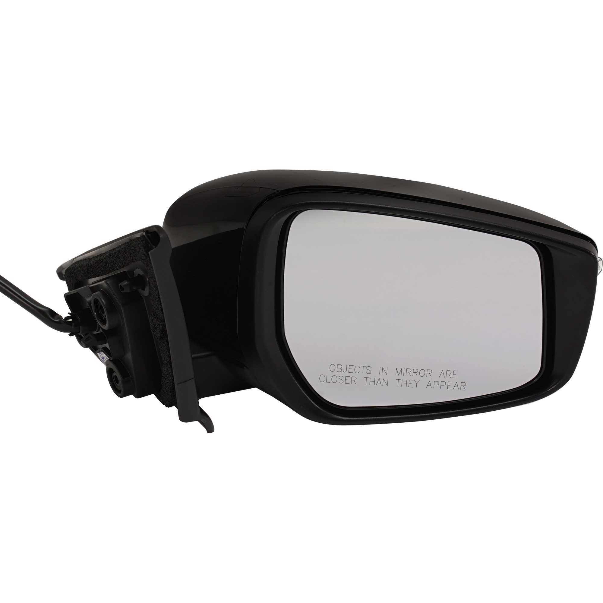 AM KICKS 18-23 MIRROR RH Power Manual Folding Heated Paintable w Signal Light No BSD SR Model SKU NS132ER S Partslink NI1321296 OEM 963015RL0D PFM