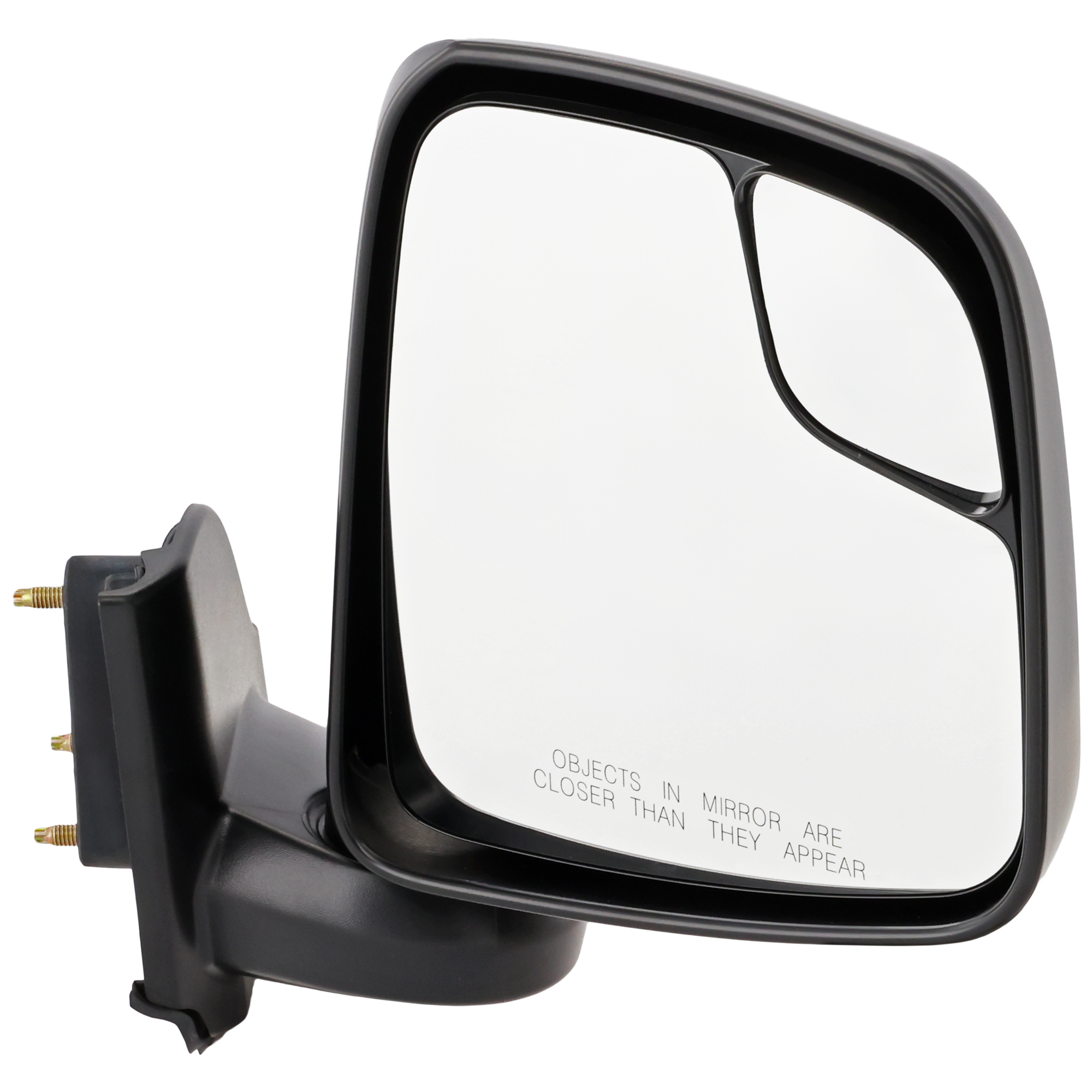 AM NV200-13-21 MIRROR RH Non Towing Manual Adjust Manual Folding Non Heated Textured S Model SKU NS140R Partslink NI1321245 OEM 963013LM0A