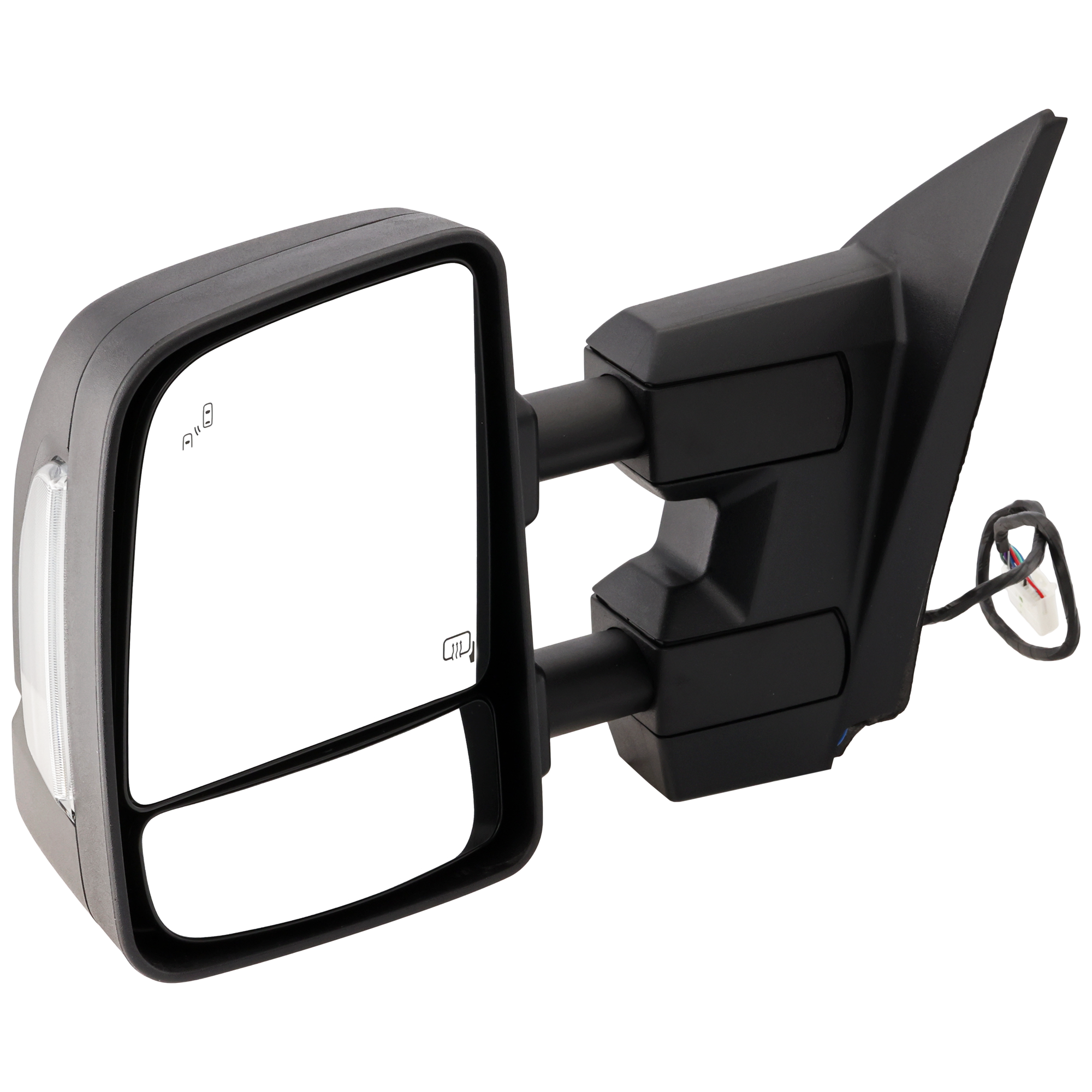 AM TITAN 17-23 TITAN XD 16-23 TOWING MIRROR LH Upper Power Lower Manual Adjust Manual Folding and Extending Heated Upper Glass Textured w BSD Puddle Light and Signal Light No Memory SKU NS194EL S Partslink NI1320308 OEM 963029FT1E