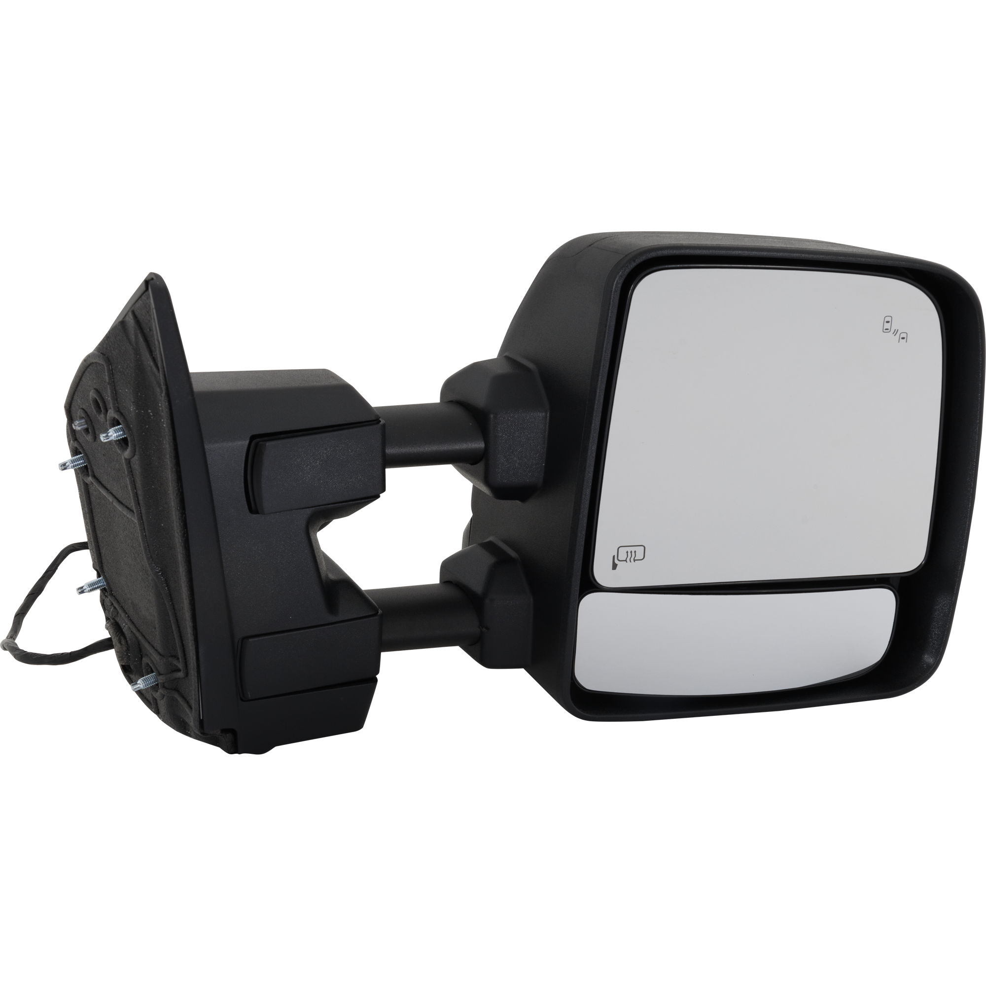 AM TITAN 17-23 TITAN XD 16-23 TOWING MIRROR RH Upper Power Lower Manual Adjust Manual Folding and Extending Heated Upper Glass Textured w BSD Puddle Light and Signal Light No Memory SKU NS194ER S Partslink NI1321308 OEM 963019FT1E