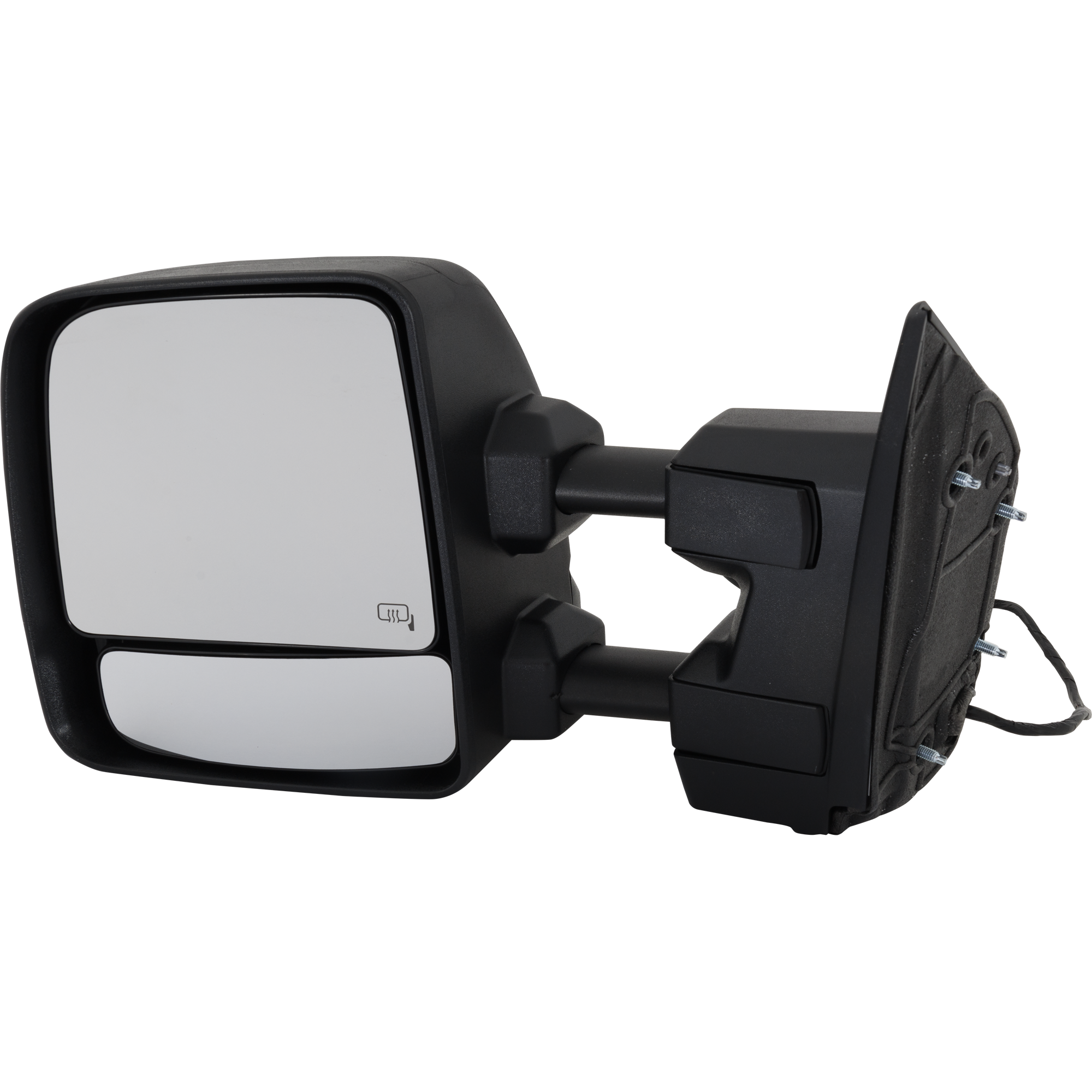 AM TITAN XD 16-19 TOWING MIRROR LH Upper Power Lower Manual Adjust Manual Folding and Extending Heated Upper Glass Textured In housing Signal Light w Puddle Light No Auto dimming and BSD SKU NS195EL S Partslink NI1320307 OEM 963029FT0E