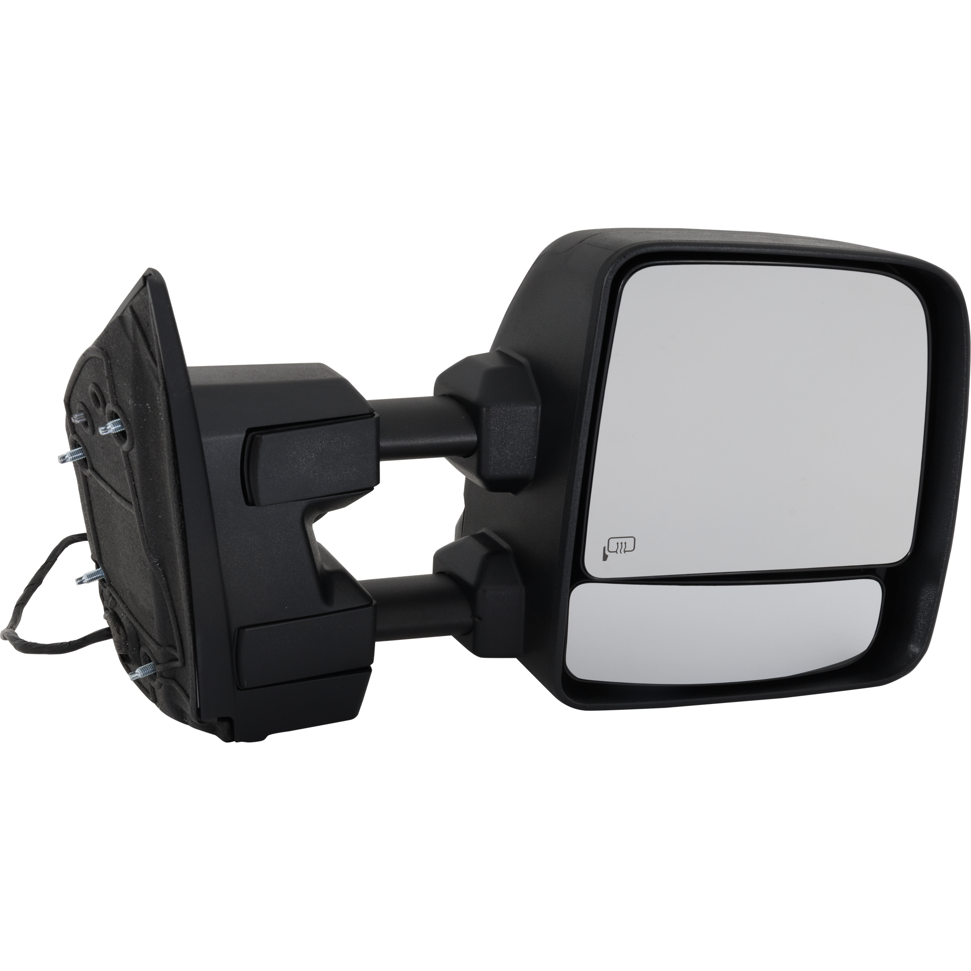 AM TITAN XD 16-19 TOWING MIRROR RH Upper Power Lower Manual Adjust Manual Folding and Extending Heated Upper Glass Textured In housing Signal Light w Puddle Light No Auto dimming and BSD SKU NS195ER S Partslink NI1321307 OEM 963019FT0E