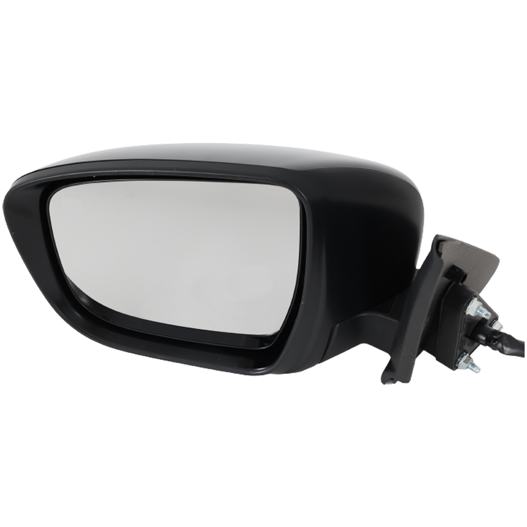 AM JUKE 15-17 MIRROR LH Power Heated Manual Folding Paintable w Signal Light w Side View Camera S SL SV models SKU NS198EL S Partslink NI1320276 OEM 963023YM5B PFM