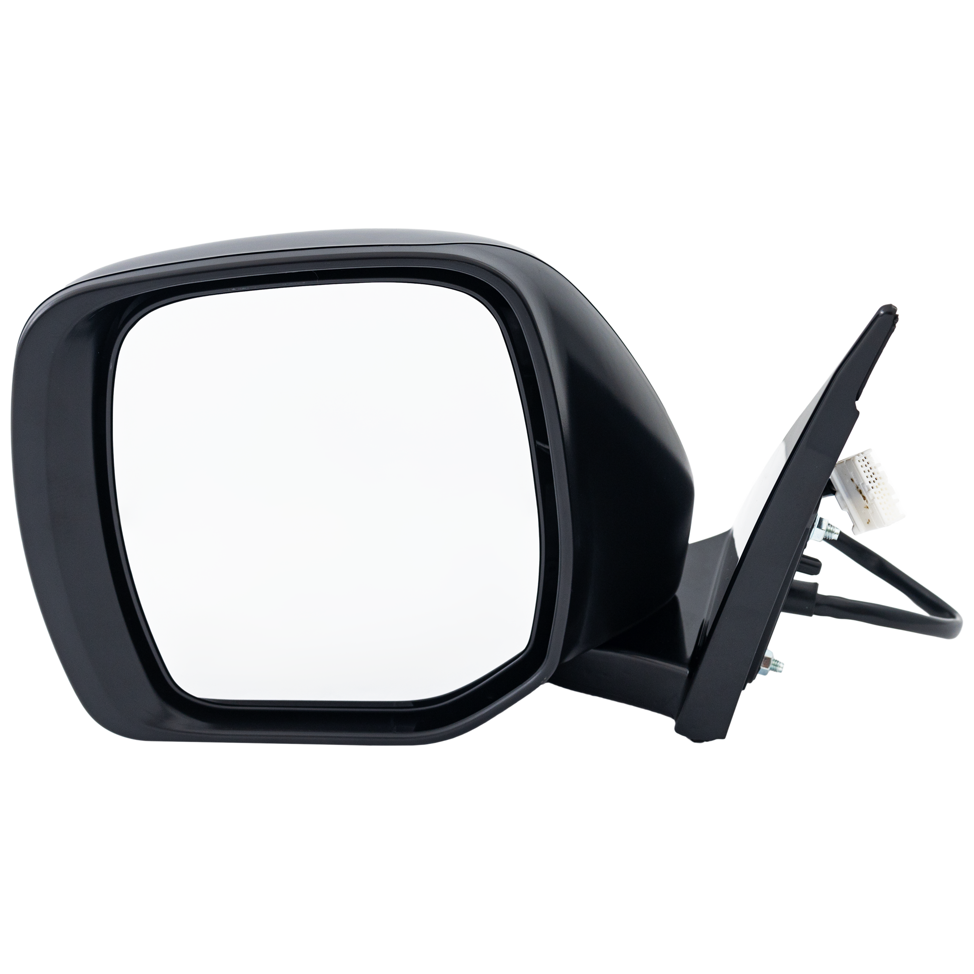 AM ARMADA 17-20 MIRROR LH Power Power Folding Non Heated Paintable w Signal Light No Auto dimming w BSD in Glass Memory and Puddle Light SV Model SKU NS222EL Partslink NI1320292 OEM 963025ZW0B PFM