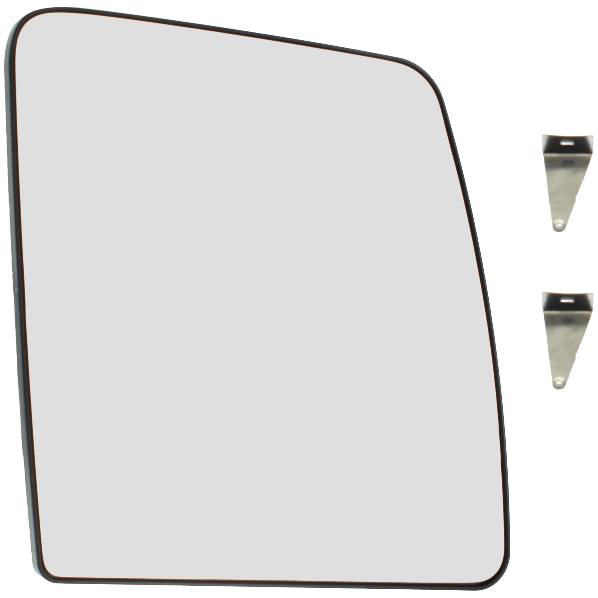AM NV SERIES FULL SIZE VAN 12-21 MIRROR GLASS RH Non Heated Non Towing Main Glass Std Mirror w Backing Plate S Model SKU NS25GR Partslink NI1325121 OEM 963651PA0E