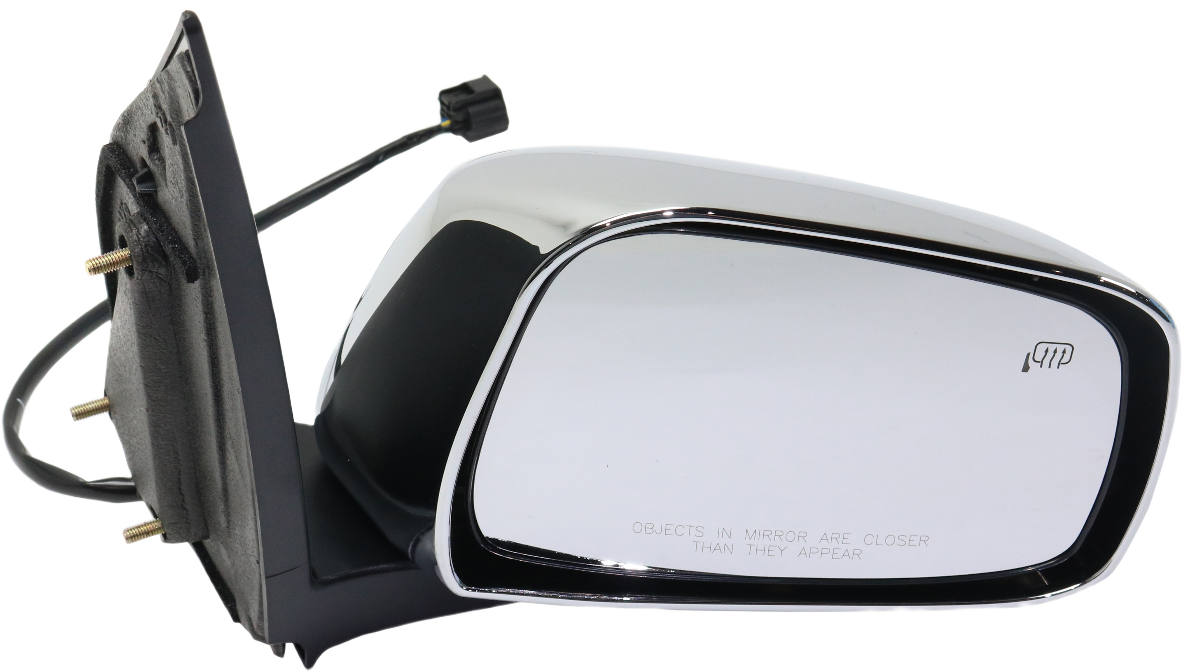 AM FRONTIER 11-19 MIRROR RH Power Manual Folding Heated Chrome SL Model SKU NS41CR Partslink NI1321291 OEM 963019BE8C