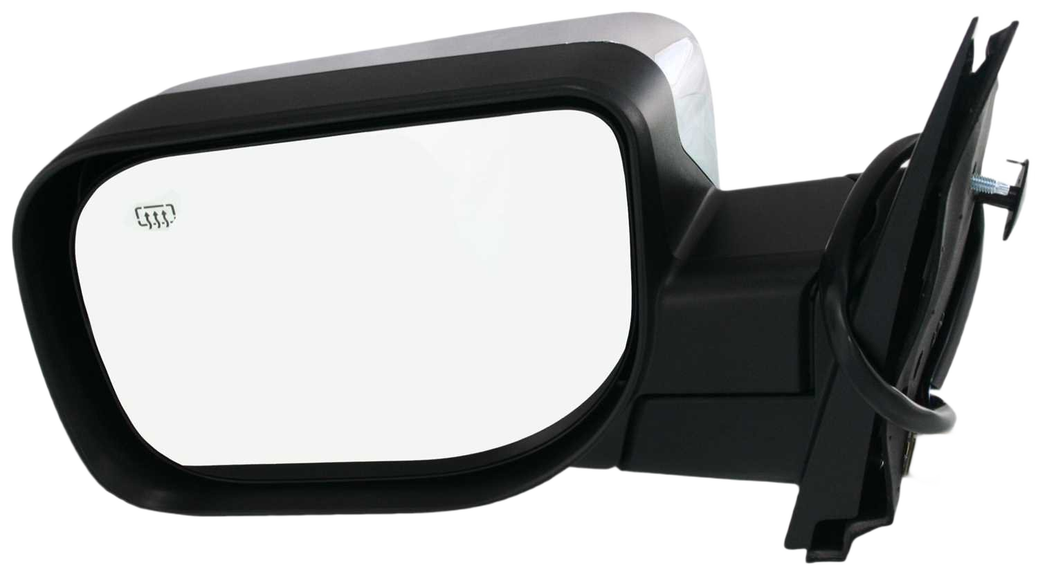 AM ARMADA 04-15 TITAN 04-05 MIRROR LH Non Towing Power Manual Folding Heated Chrome No Auto dimming BSD Memory and Signal Light SE SL 12-15 SV 11-12 Models SKU NS56CL Partslink NI1320172 OEM 96302ZC20A