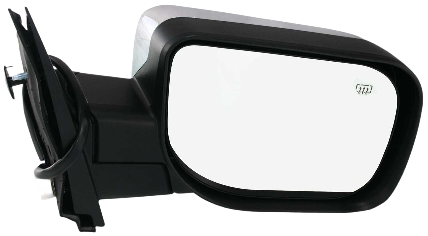AM ARMADA 04-15 TITAN 04-05 MIRROR RH Non Towing Power Manual Folding Heated Chrome No Auto dimming BSD Memory and Signal Light SE SL 12-15 SV 11-12 Models SKU NS56CR Partslink NI1321172 OEM 96301ZC20A